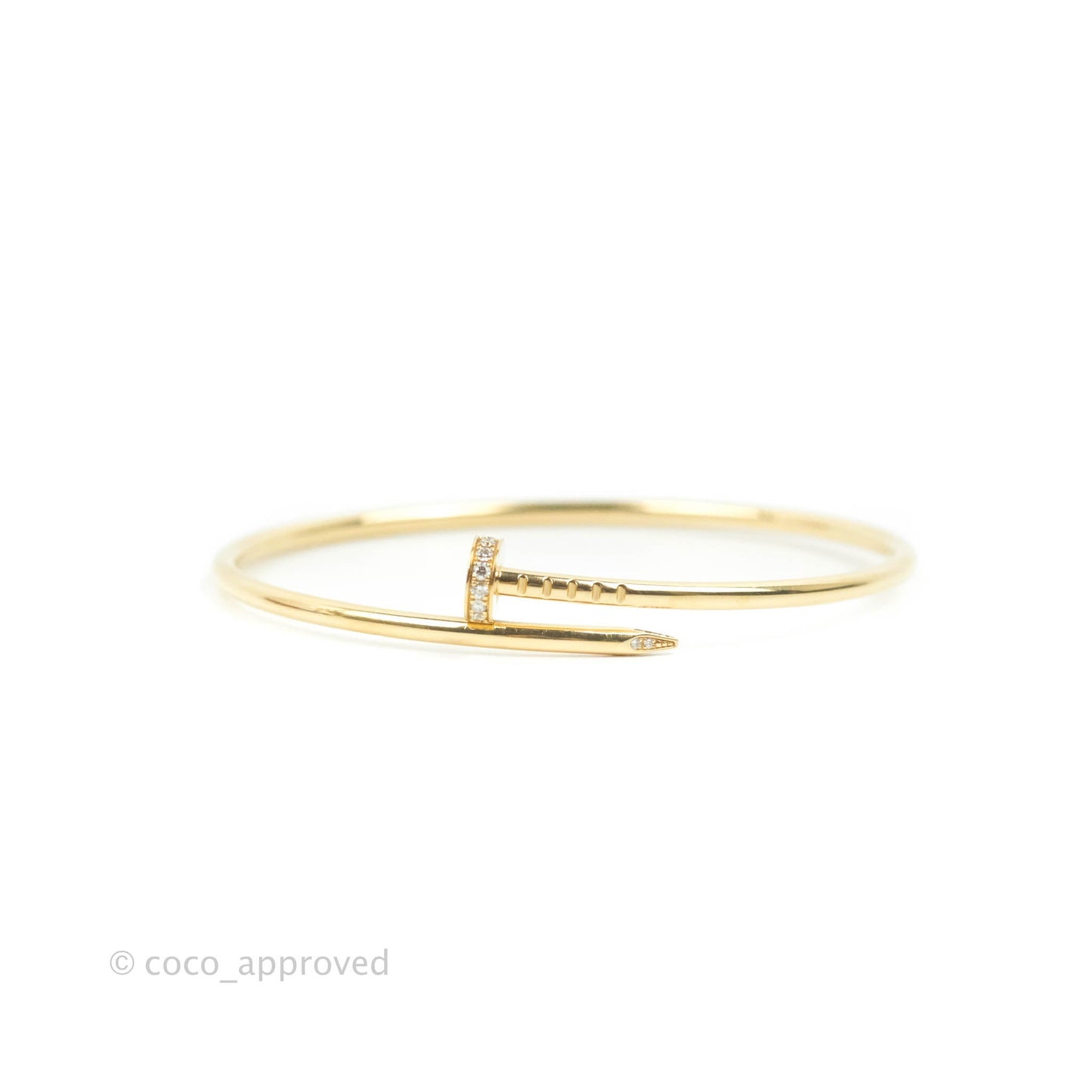 Cartier Juste Un Clou Bracelet Yellow Gold Diamond