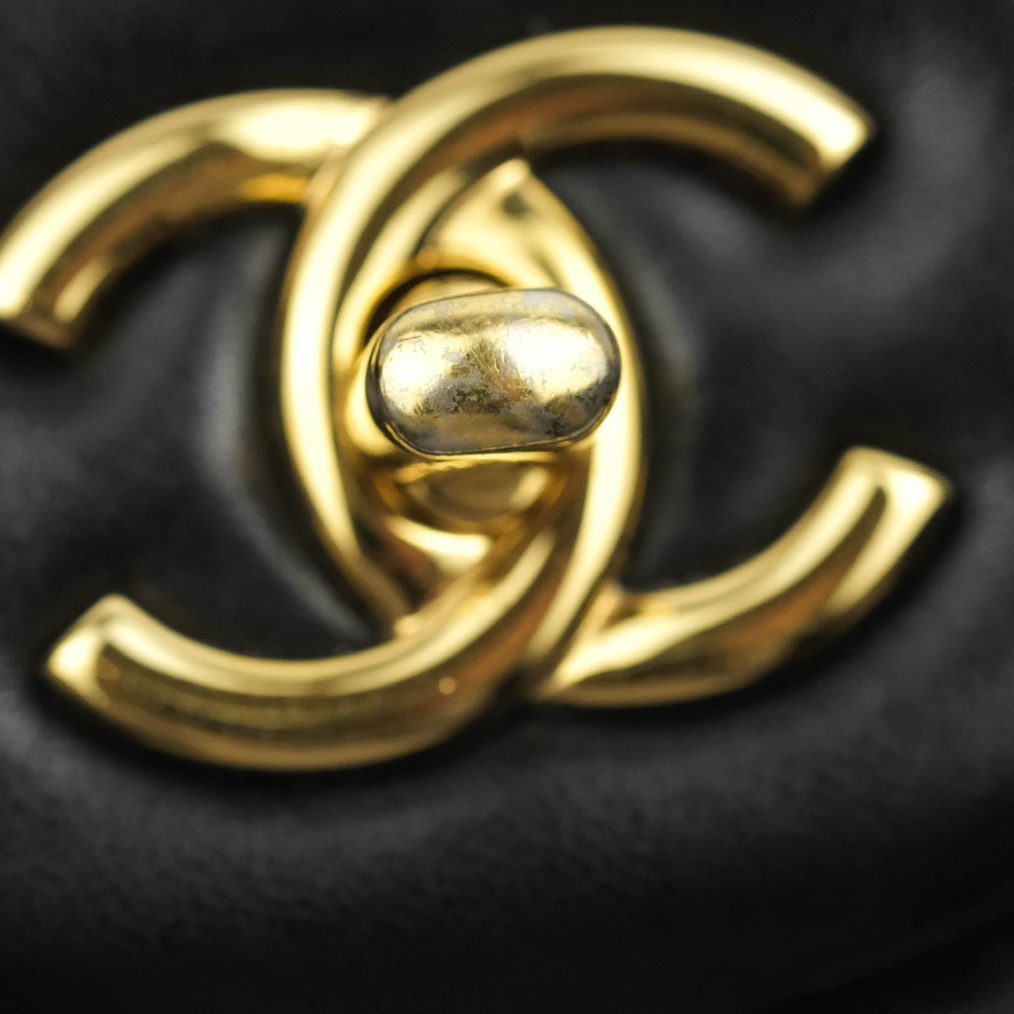 Chanel Jumbo Double Flap Black Lambskin Gold Hardware