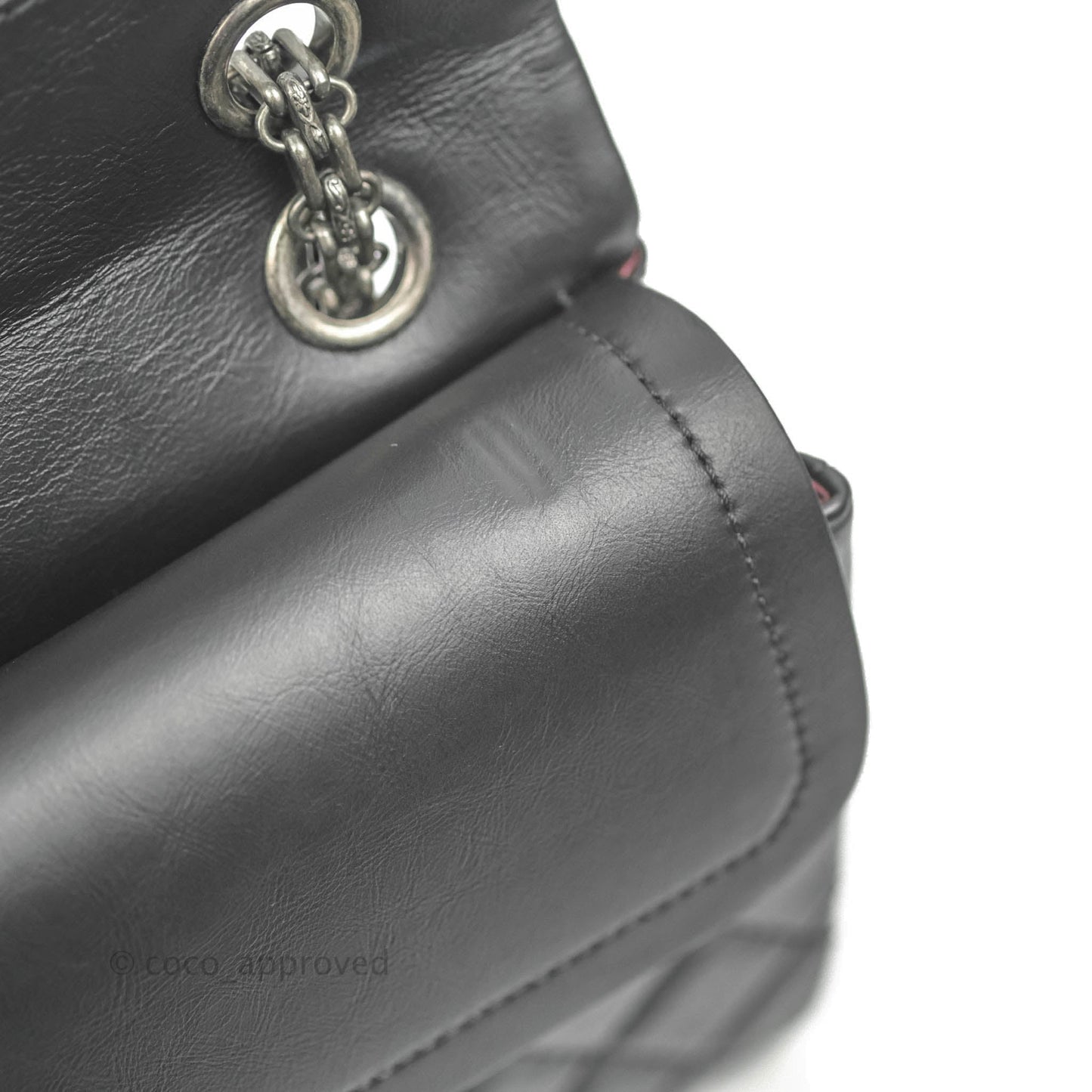 Chanel Reissue 225 Quilted Aged Calfskin Black Ruthenium Hardware