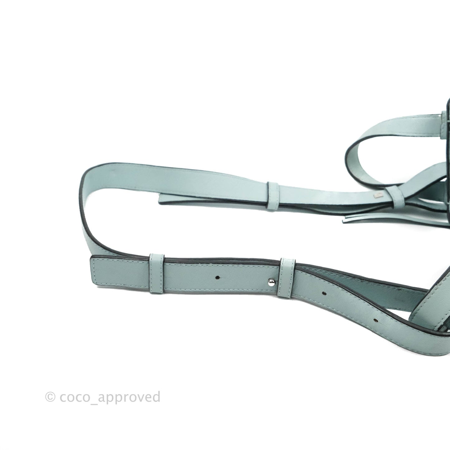 Loewe Hammock Small Aqua Shoulder Bag