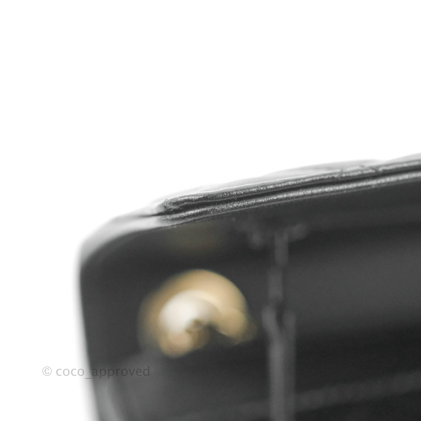 Chanel Quilted WOC Black Lambskin Gold Hardware