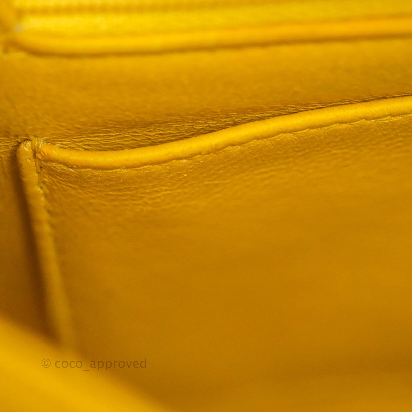Chanel Vintage Small Classic Diana Flap Bag Yellow Linen Fabric 24K Gold Hardware
