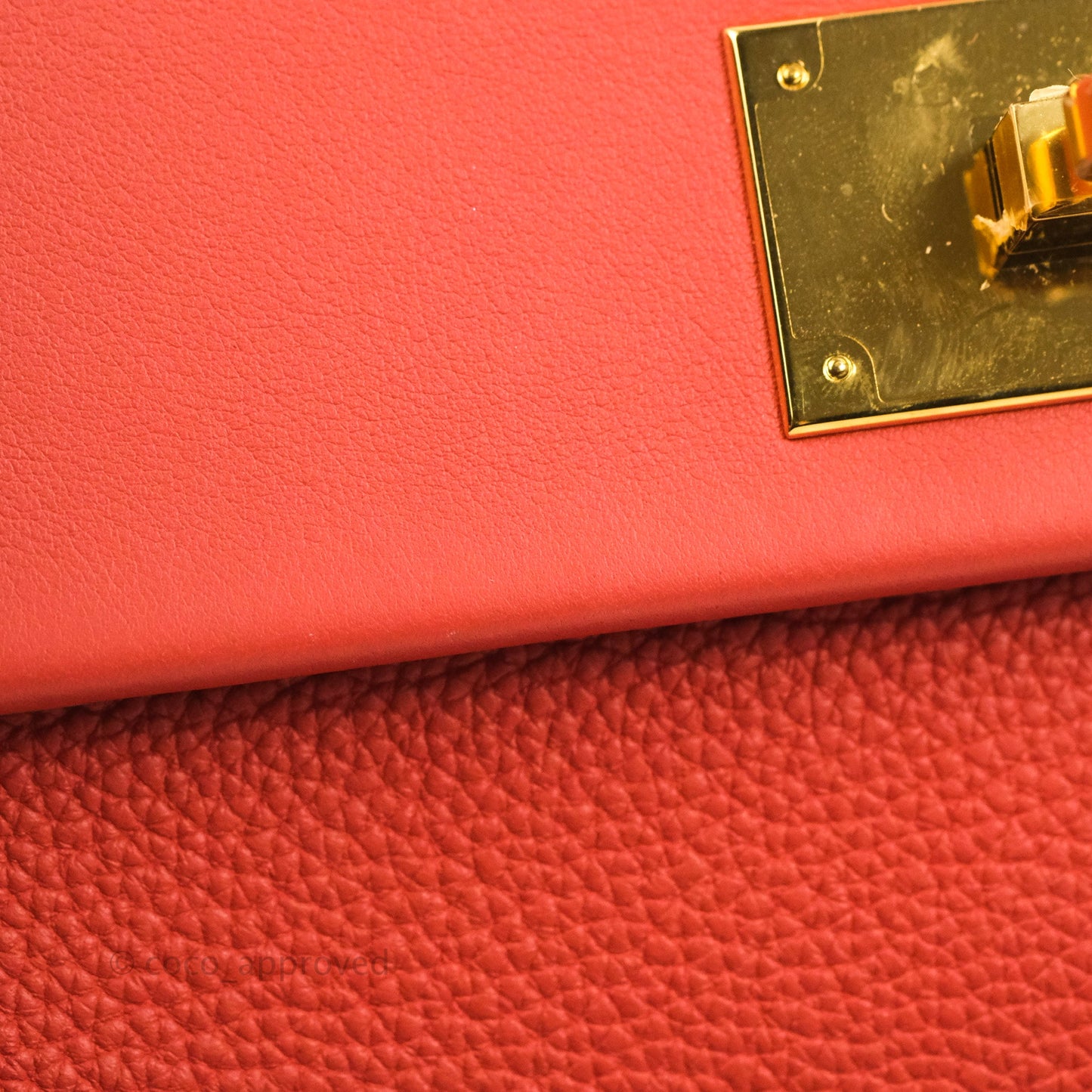 Hermès 24/24 29 Sanguine Togo Gold Hardware