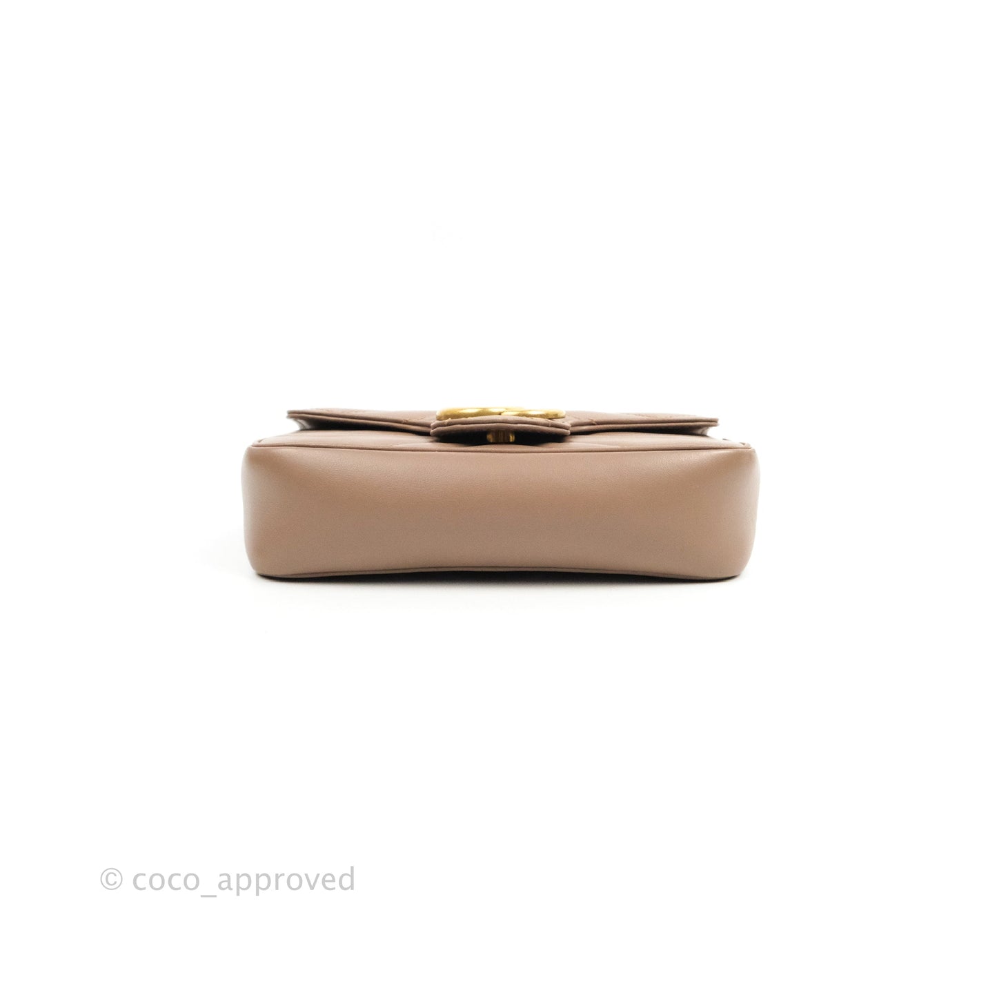 Gucci GG Marmont Matelassé Leather Super Mini Bag Dusty Pink