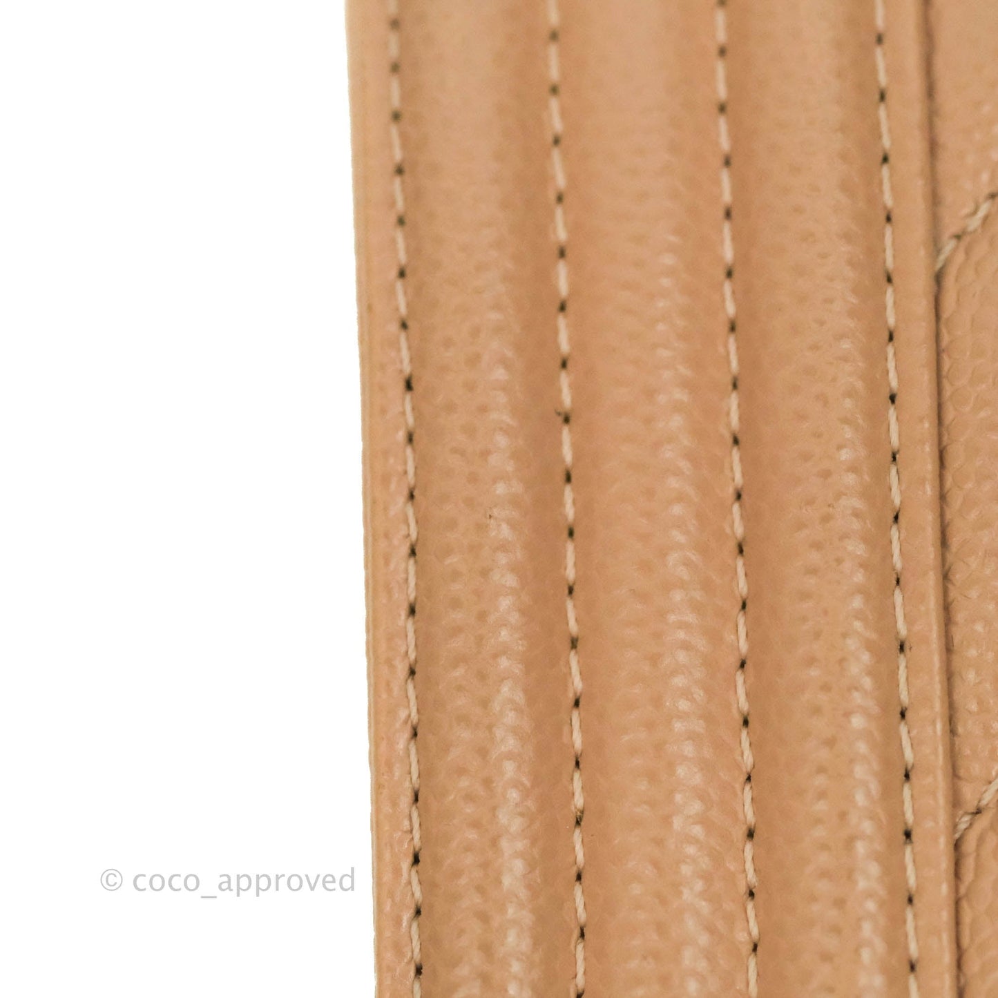 Chanel Small Chevron Boy Dark Beige Caviar Gold Hardware