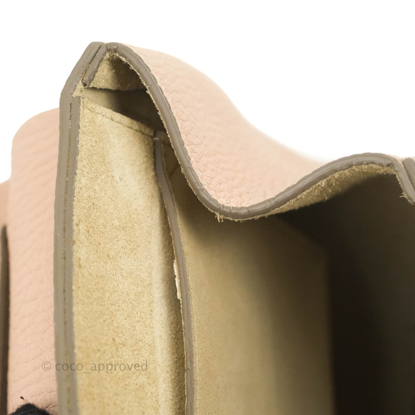 Chloe Drew Crossbody Bag Pink Grained Leather