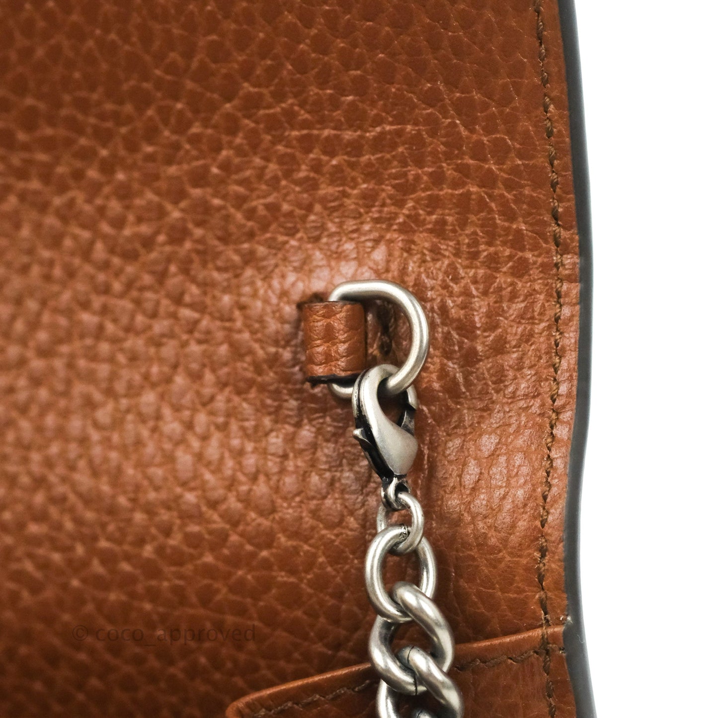 Gucci Denim GG Monogram Mini Dionysus Chain Wallet