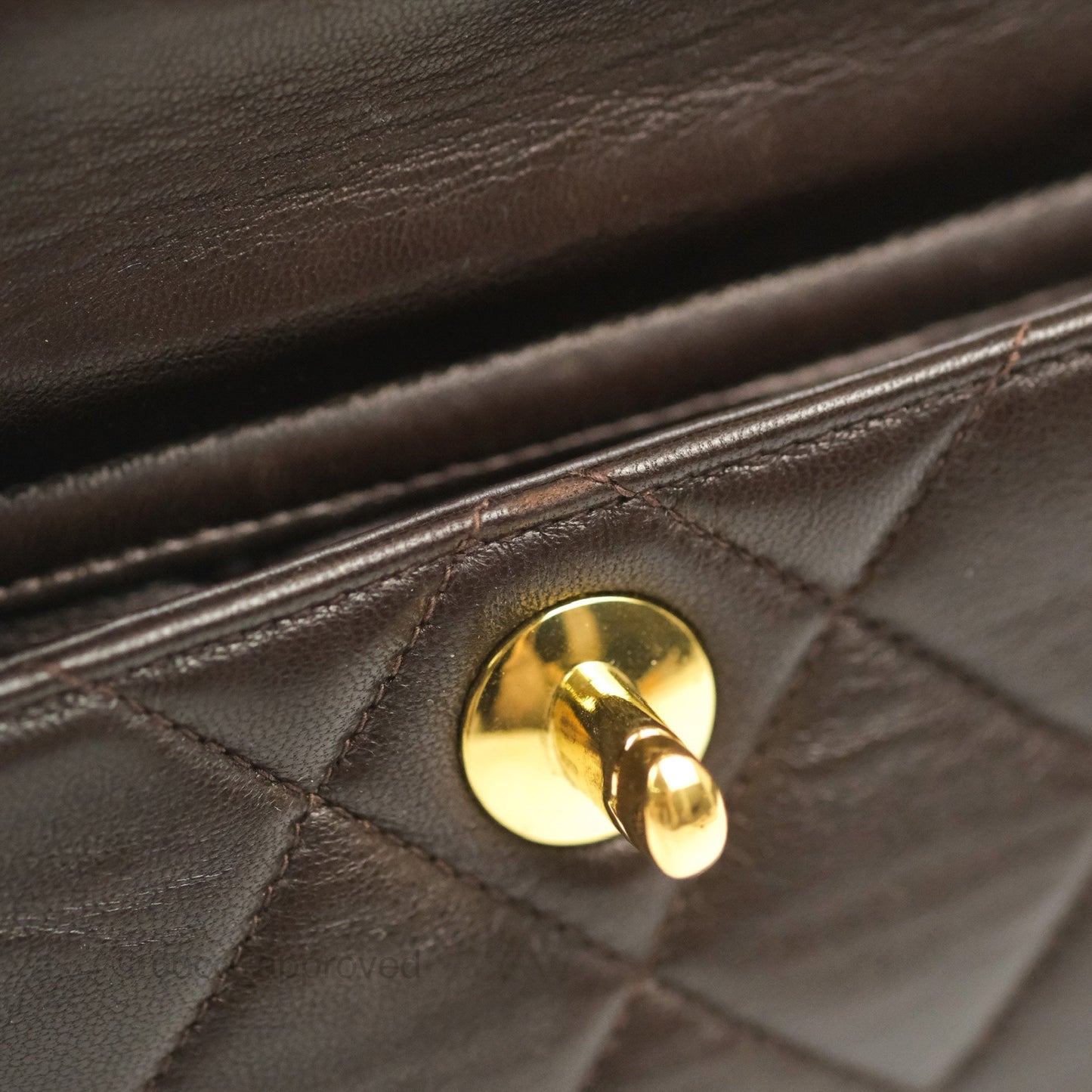 Chanel Vintage CC Duma Backpack Brown Lambskin 24K Gold Hardware