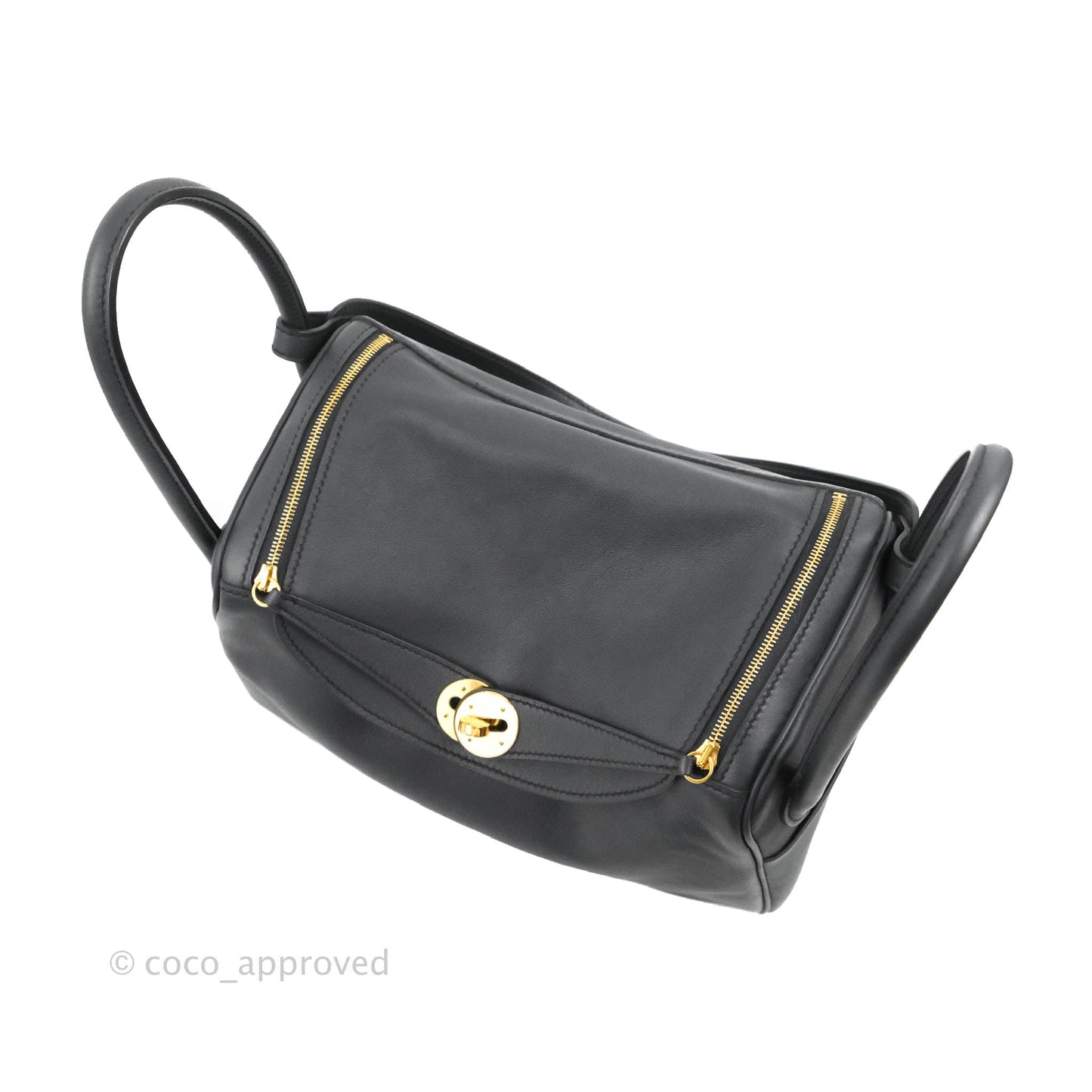 Hermès Lindy 26 Navy Swift Gold Hardware Special Edition