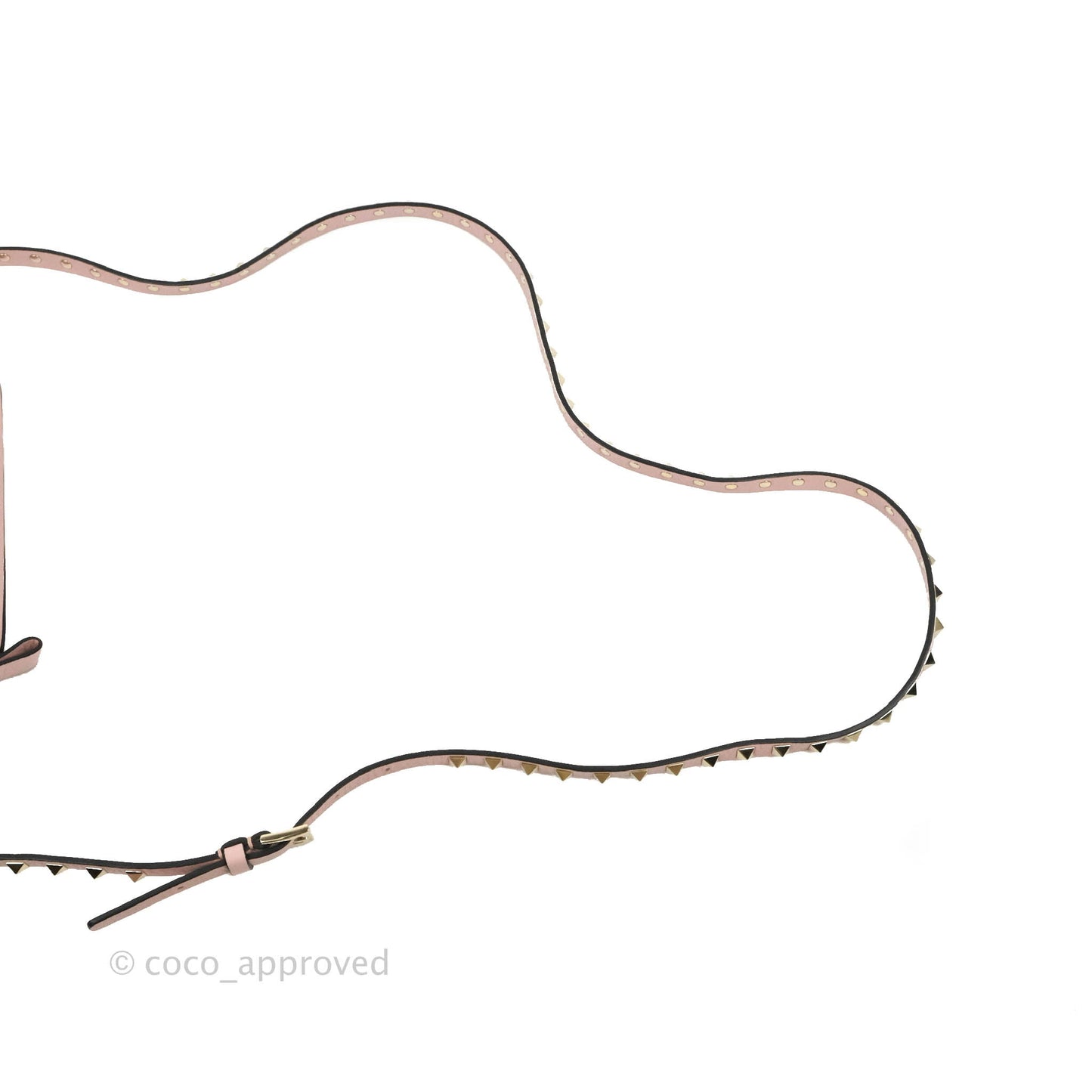 Valentino Garavani Small Rockstud Crossbody Bag Poudre Grainy Calfskin