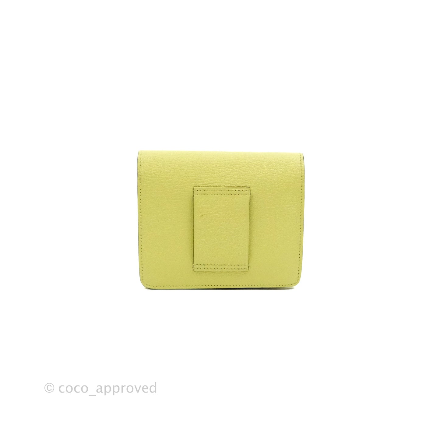 Hermès Roulis Slim Wallet Chevre Mysore Jaune Bourgeon Gold Hardware