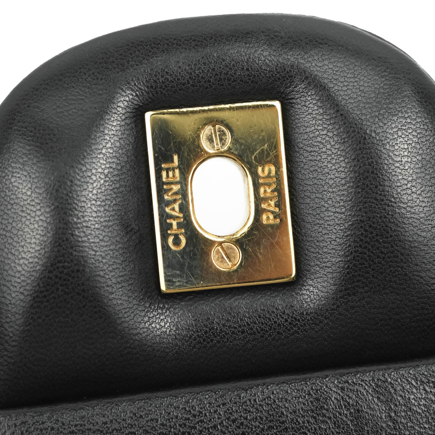 Chanel Jumbo Double Flap Black Lambskin Gold Hardware