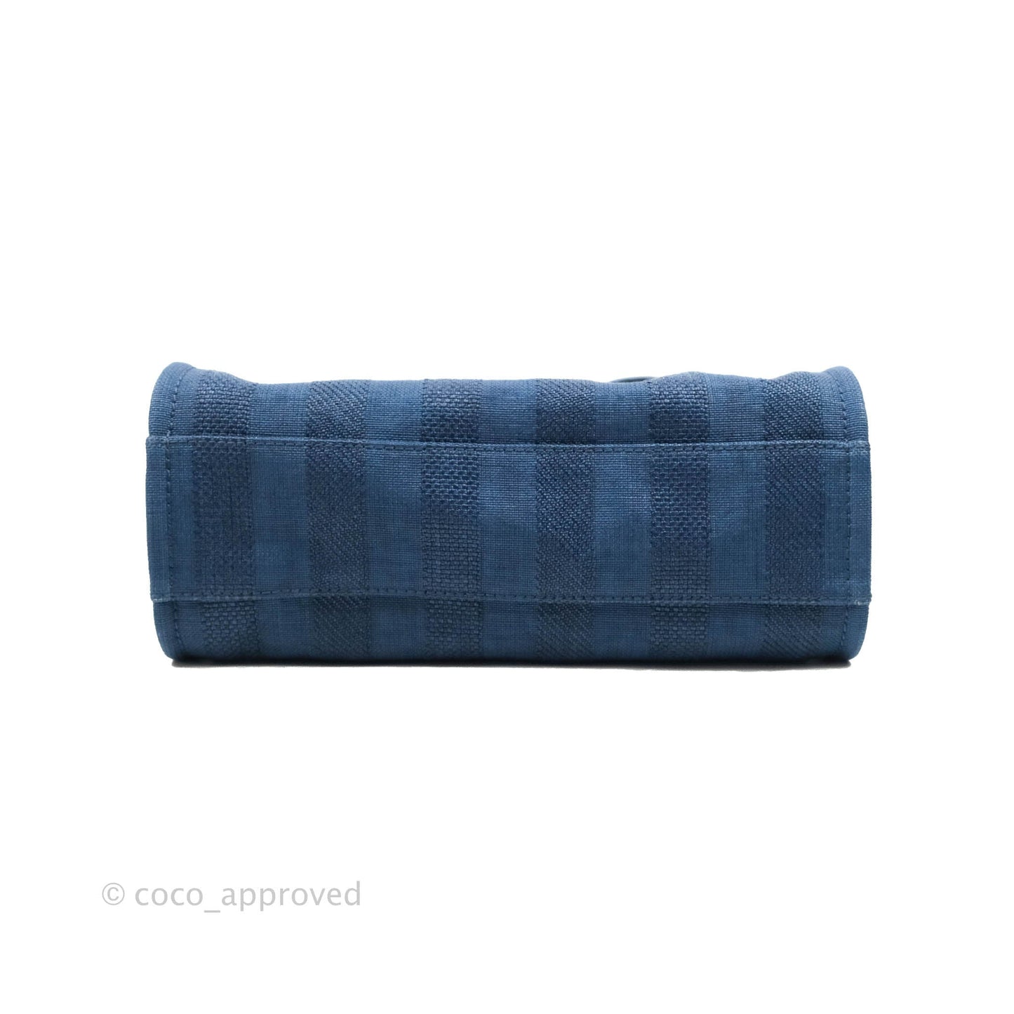 Chanel Canvas Deauville Medium Tote Blue Stripe