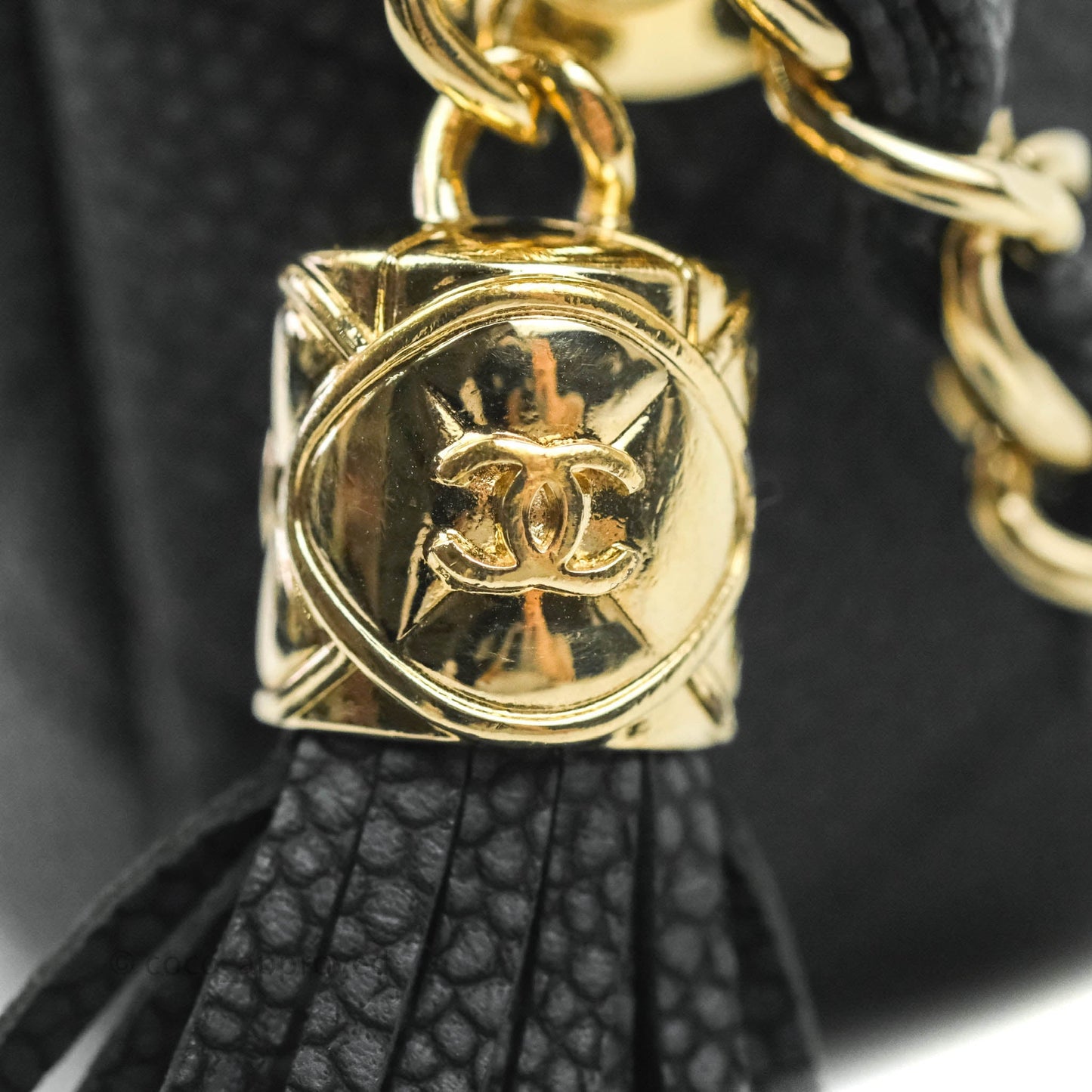 Chanel Camera Bag Black Caviar Gold Hardware