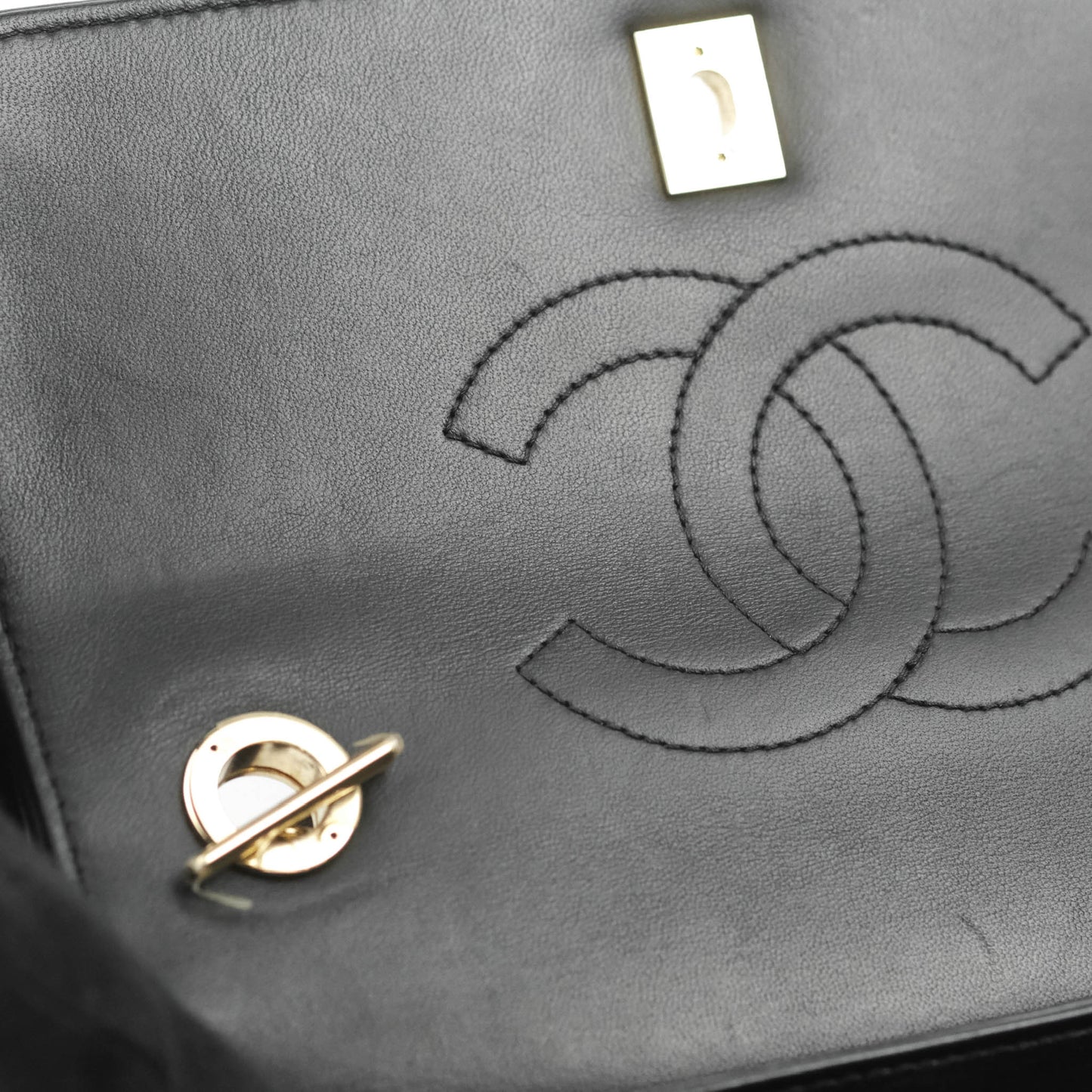 Chanel Trendy CC Chevron Small Black Lambskin Gold Hardware