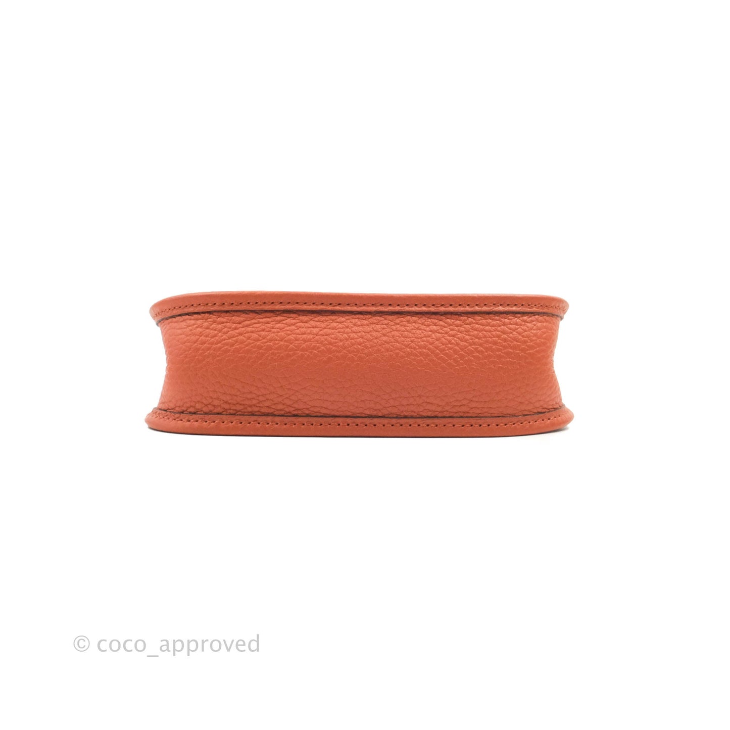 Hermès Mini Evelyne 16 Brick Clemence Palladium Hardware