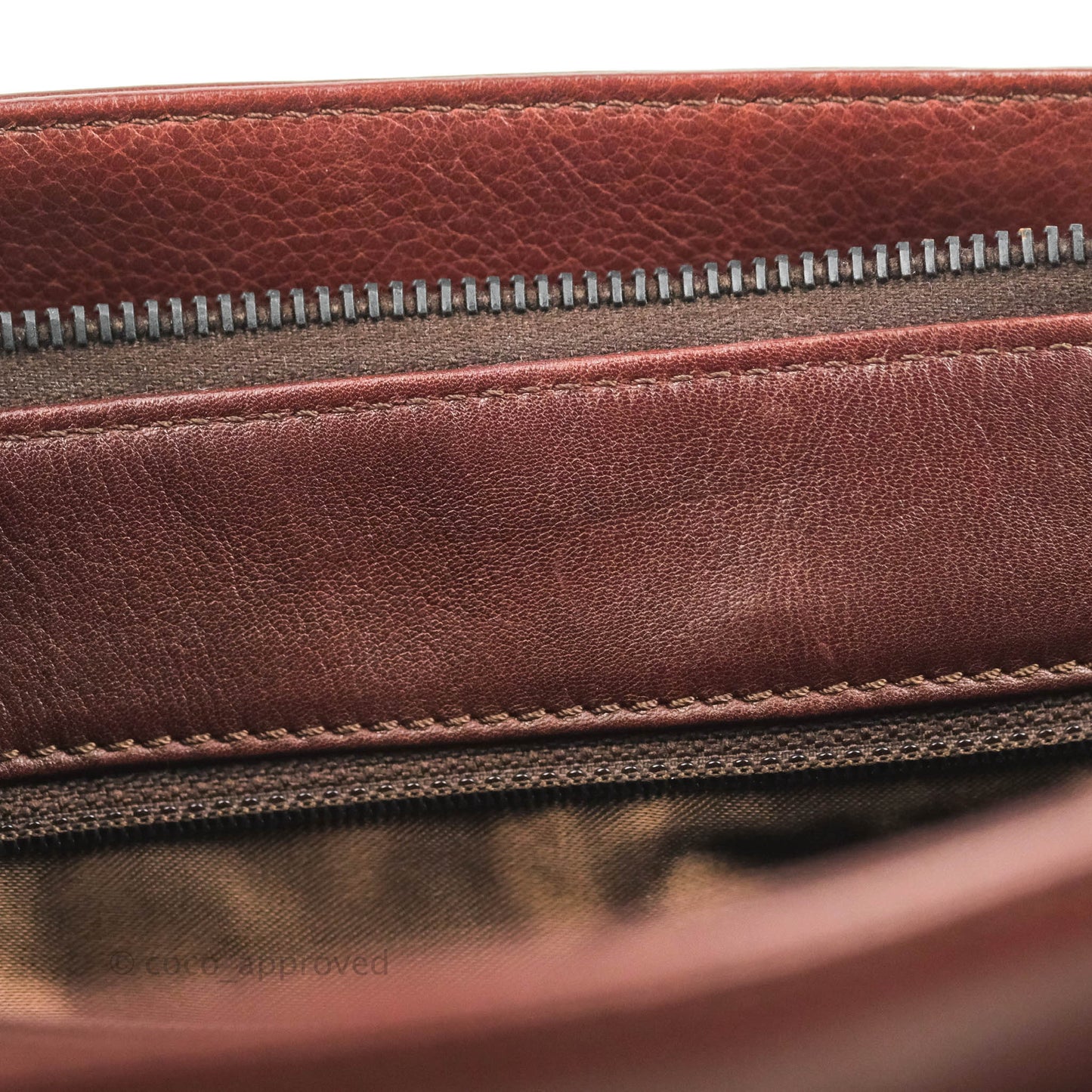 Chanel Vintage Burgundy Calfskin Tote Bag