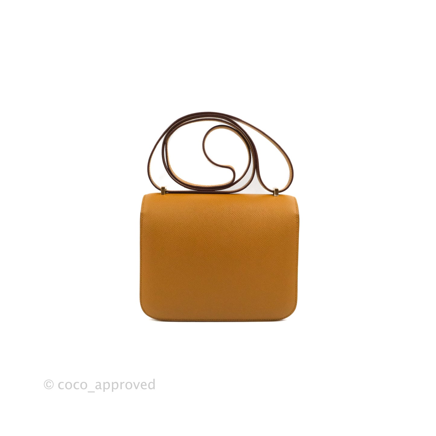 Hermès Constance Mini 18cm Sesame Epsom Gold Hardware
