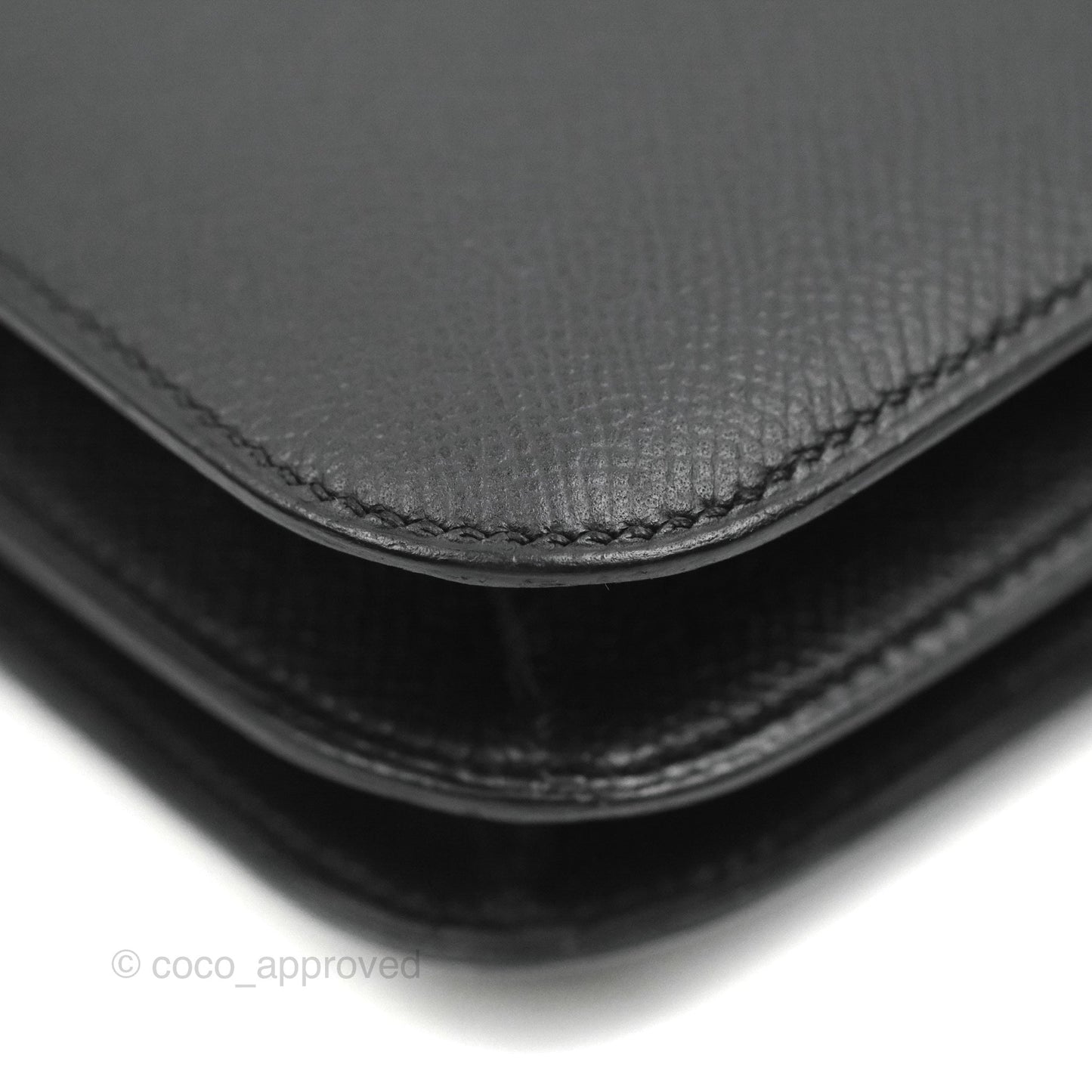 Hermès Constance Mini 18cm Black Epsom Rose Gold Hardware
