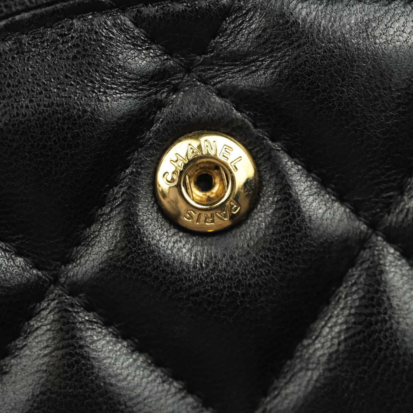 Chanel Jumbo Double Flap Black Lambskin Gold Hardware