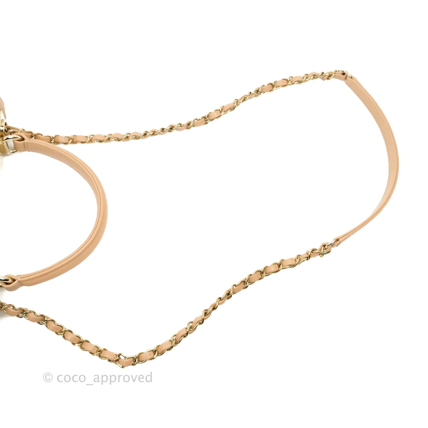 Chanel Trendy CC Small Beige Lambskin Gold Hardware 22S