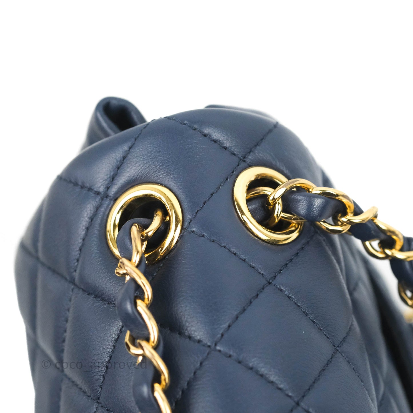 Chanel Mini Navy Calfskin Urban Spirit Backpack ⁣⁣⁣⁣⁣⁣⁣⁣⁣⁣⁣⁣⁣⁣Gold Hardware