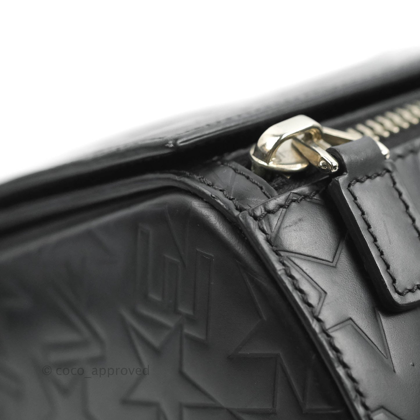 Givenchy Calfskin Star Embossed Medium Pandora Box Crossbody Bag Black