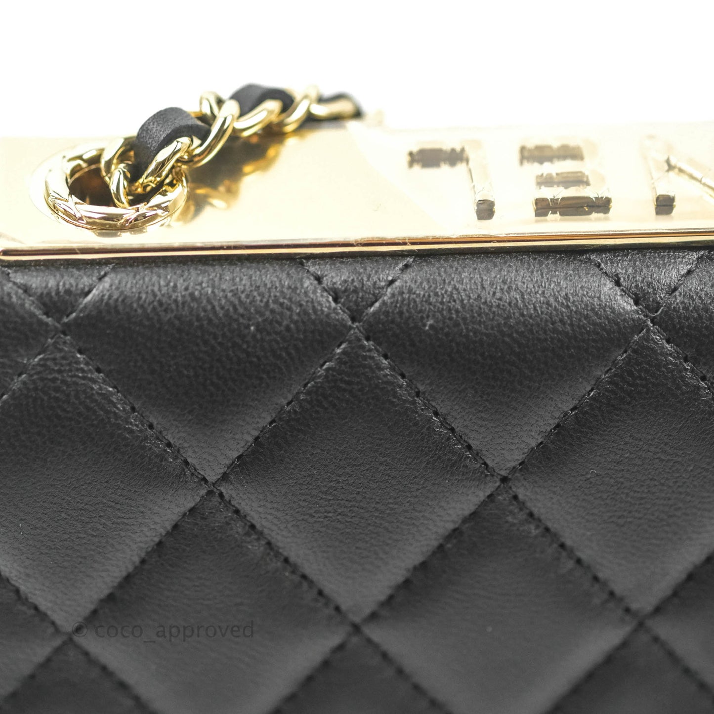 Chanel Quilted WOC Black Lambskin Gold Hardware