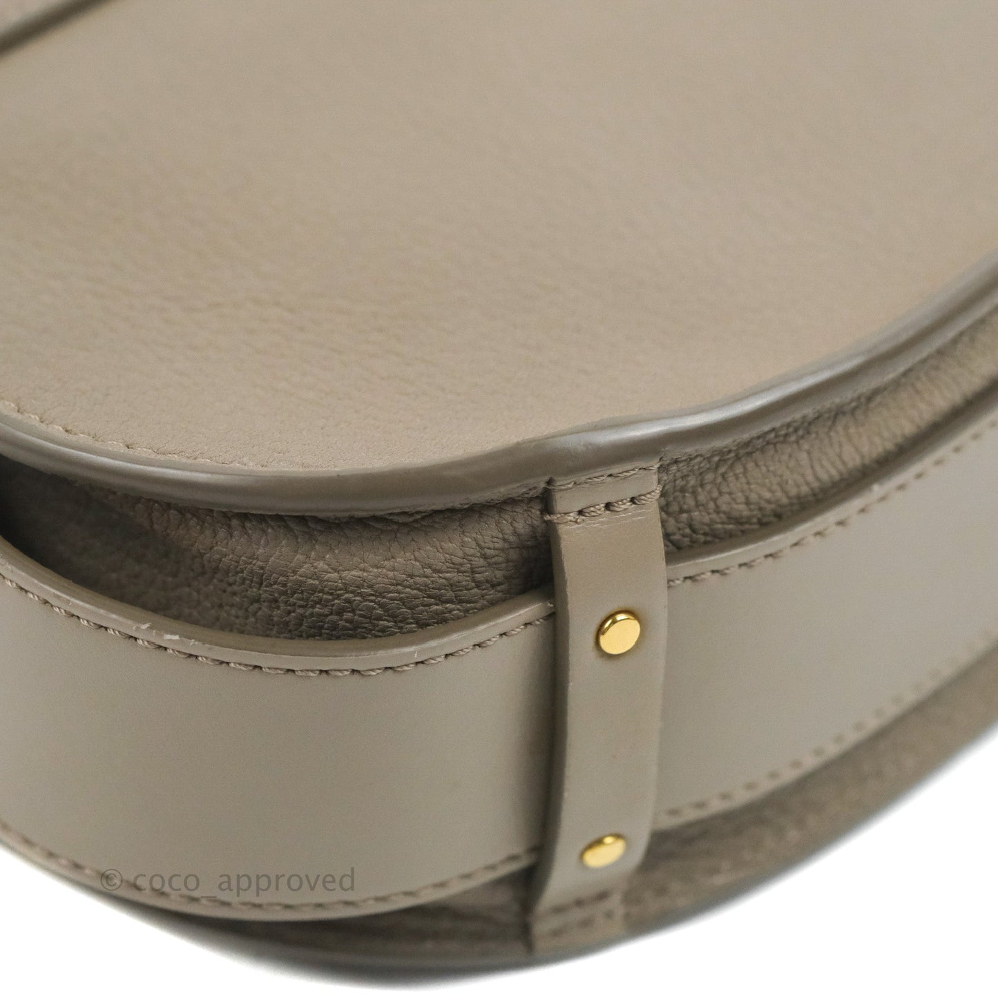 Chloé Small Tess Bag Motty Grey Grained Calfskin