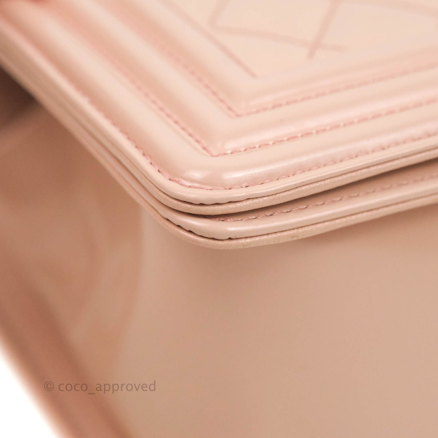 Chanel Quilted Medium Boy Iridescent Pink Shiny Calfskin Gold Hardware