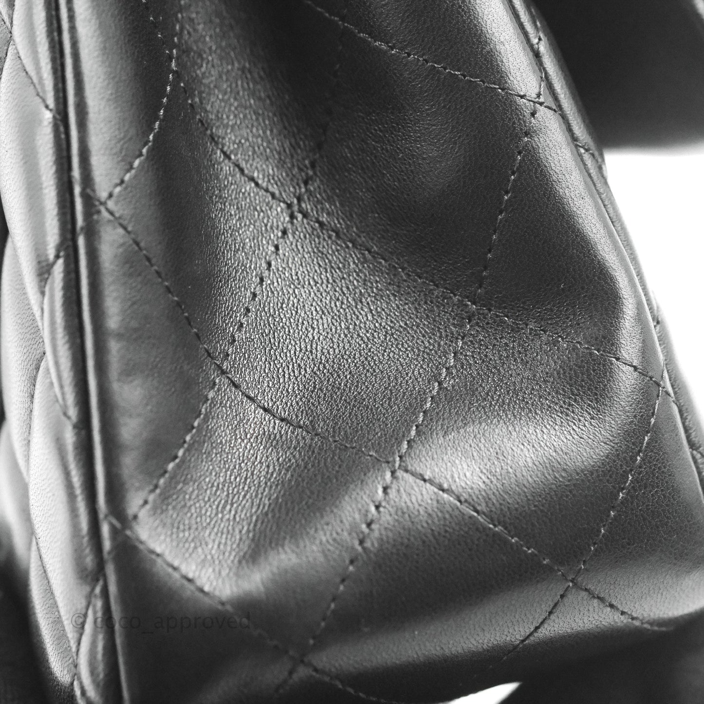 Chanel Jumbo Double Flap Black Lambskin Silver Hardware⁣⁣