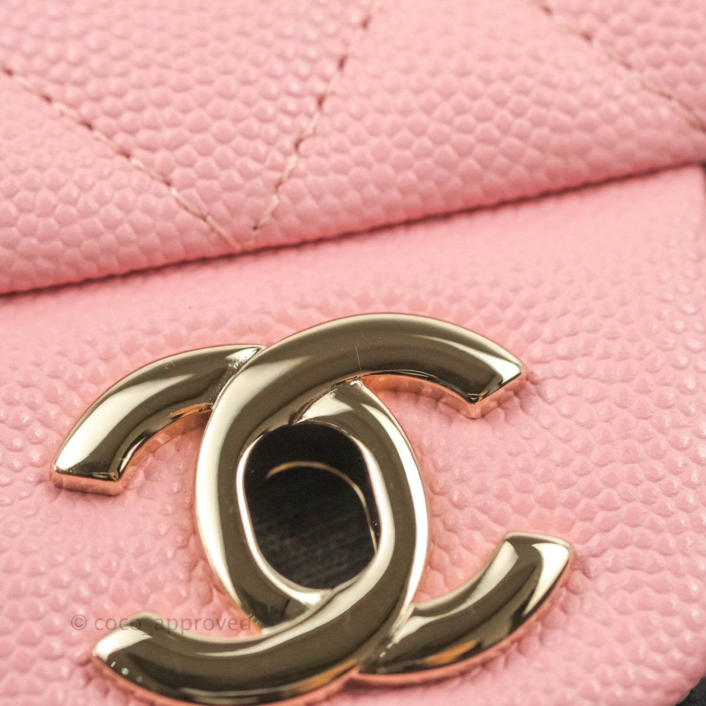 Chanel Classic Small S/M Flap Pink Caviar Gold Hardware 22C