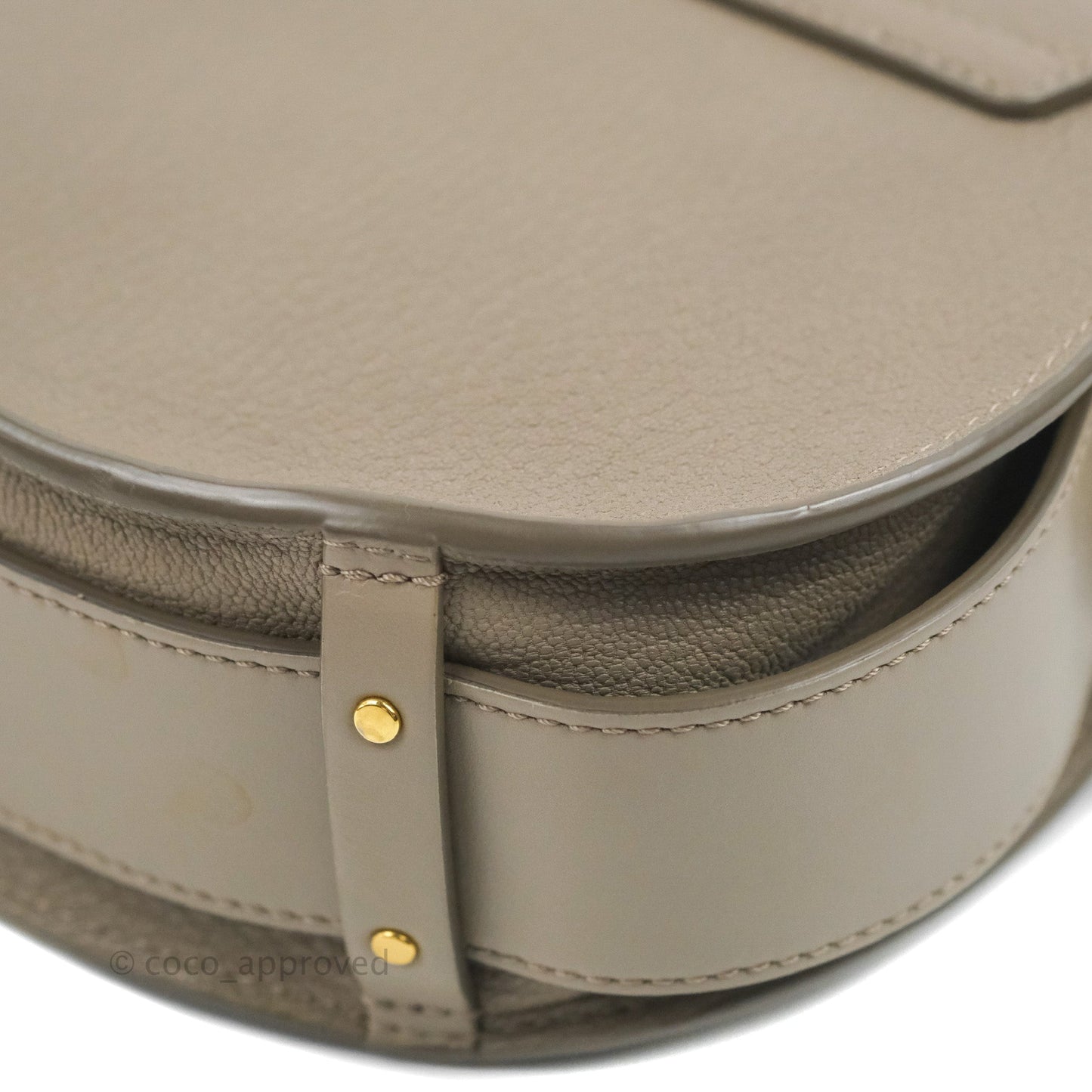 Chloé Small Tess Bag Motty Grey Grained Calfskin