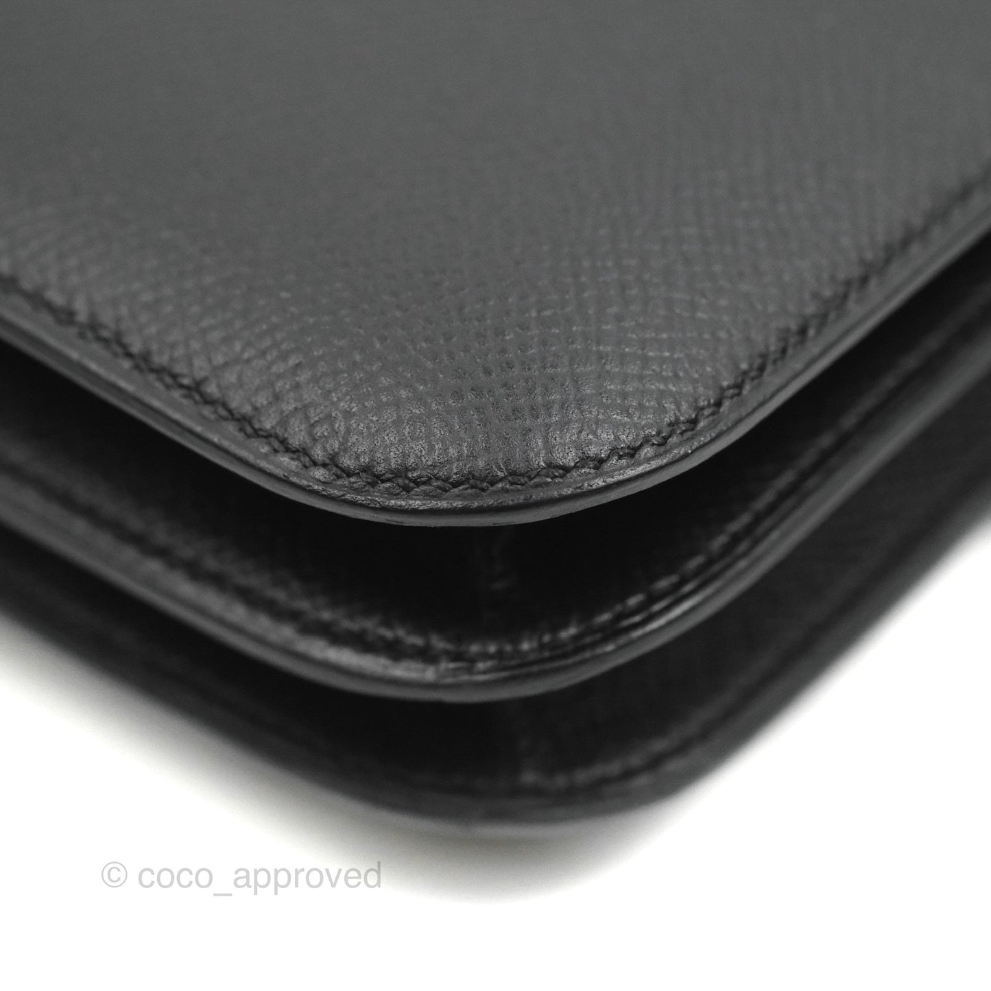 Hermès Constance Mini 18cm Black Epsom Rose Gold Hardware