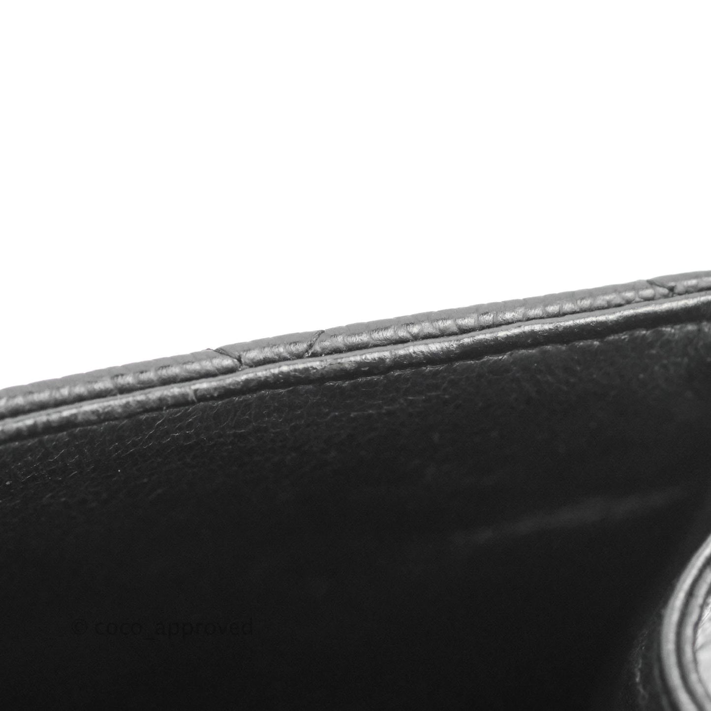 Chanel Jumbo Single Flap Black Caviar Silver Hardware