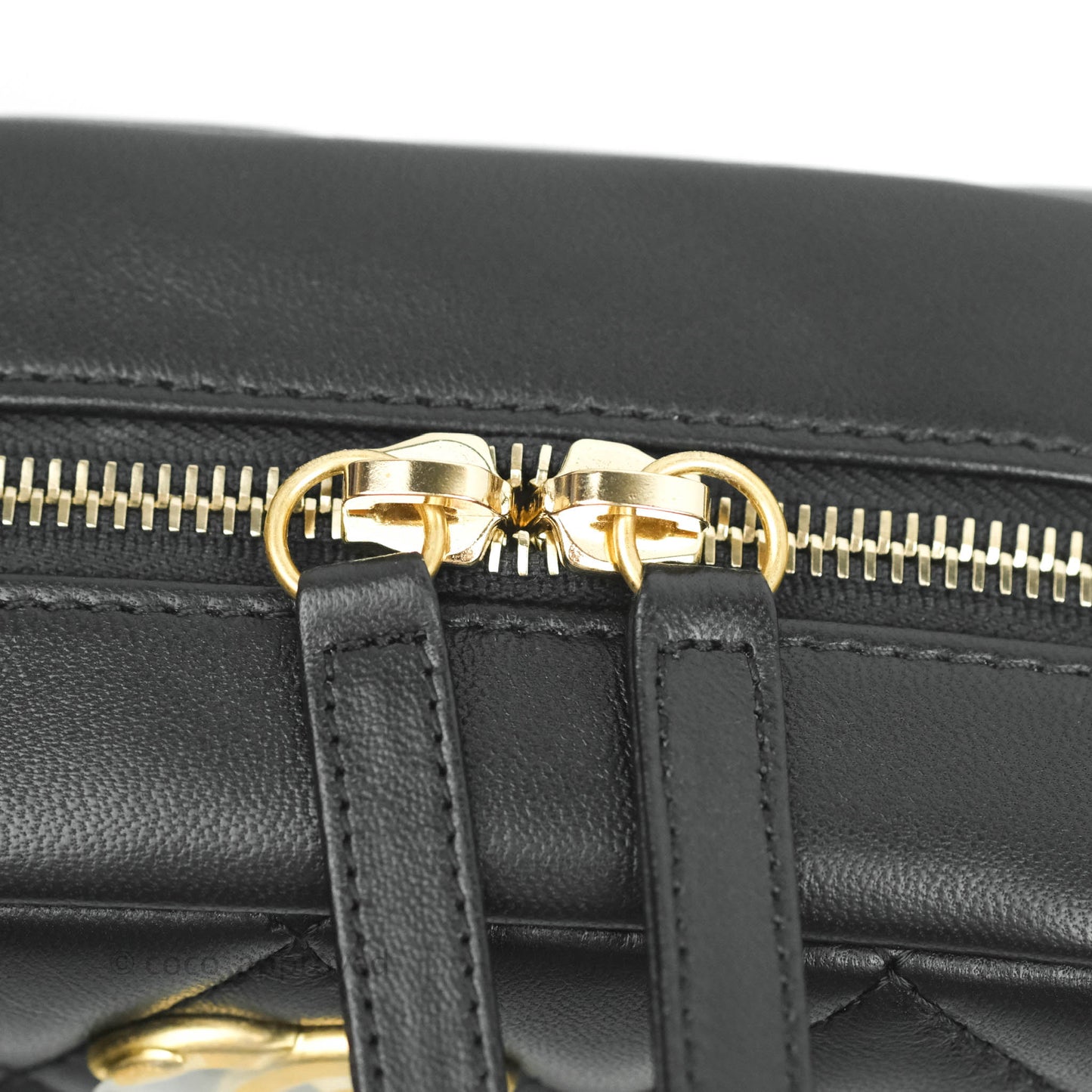 Chanel My Perfect Camera Pearl Adjustable Strap Black Lambskin Gold Hardware