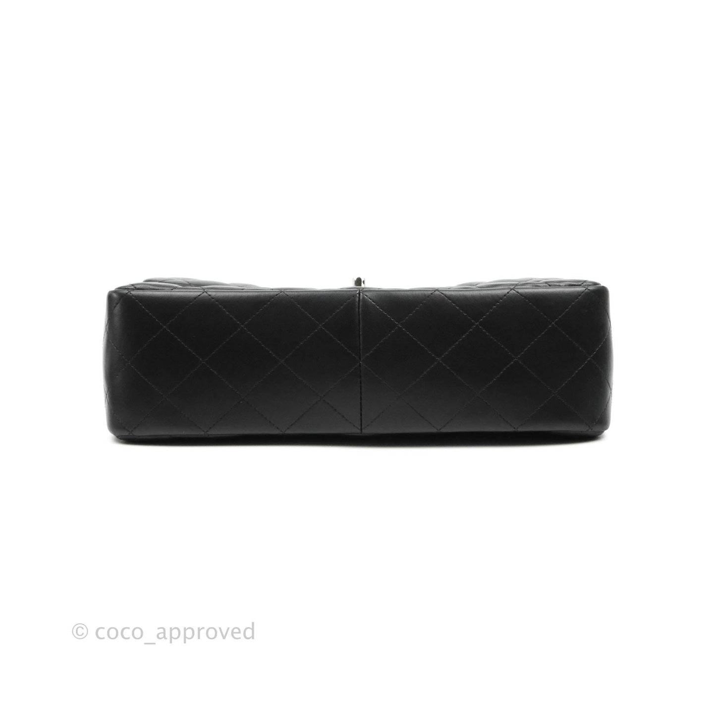 Chanel Jumbo Double Flap Black Lambskin Silver Hardware⁣⁣