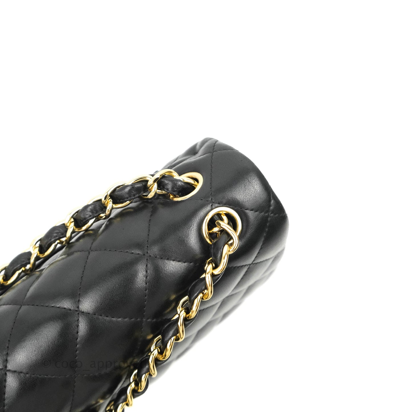 Chanel Jumbo Double Flap Black Lambskin Gold Hardware