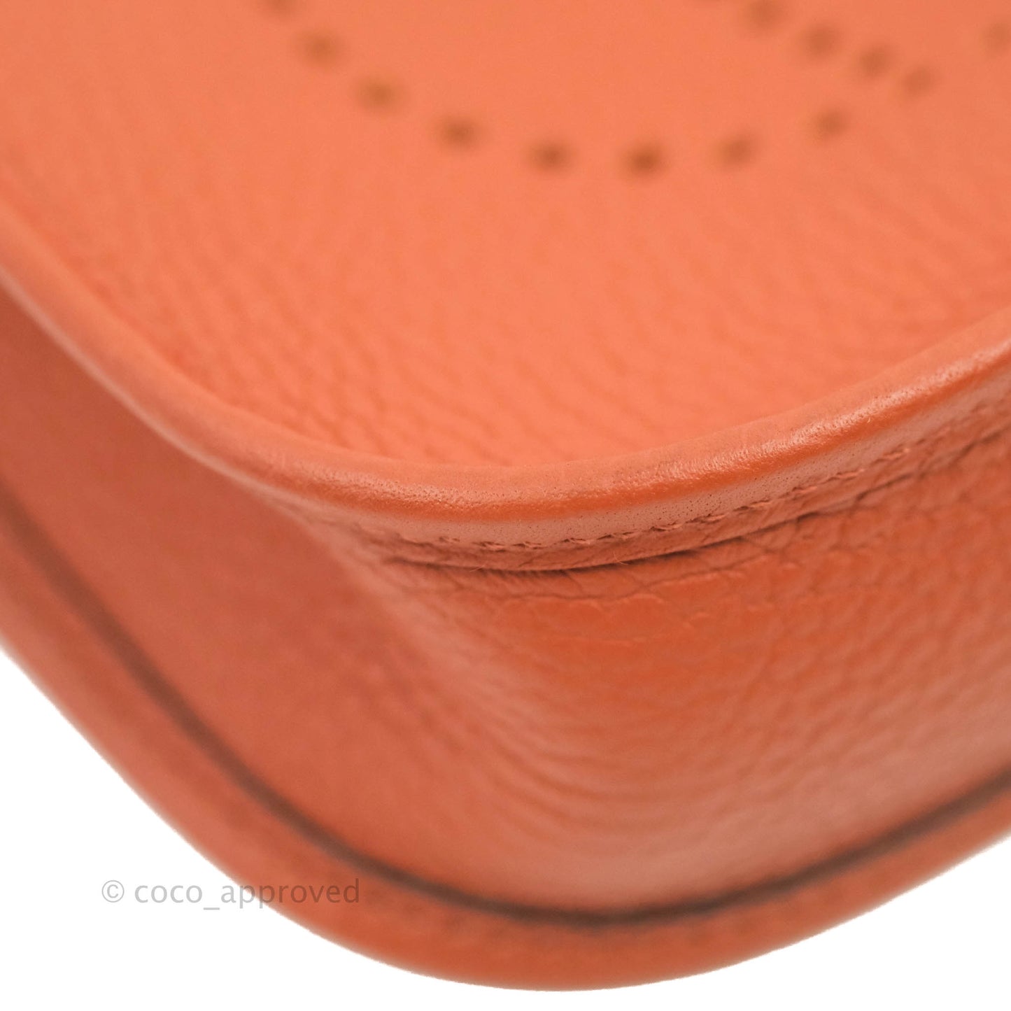 Hermès Mini Evelyne 16 Brick Clemence Palladium Hardware
