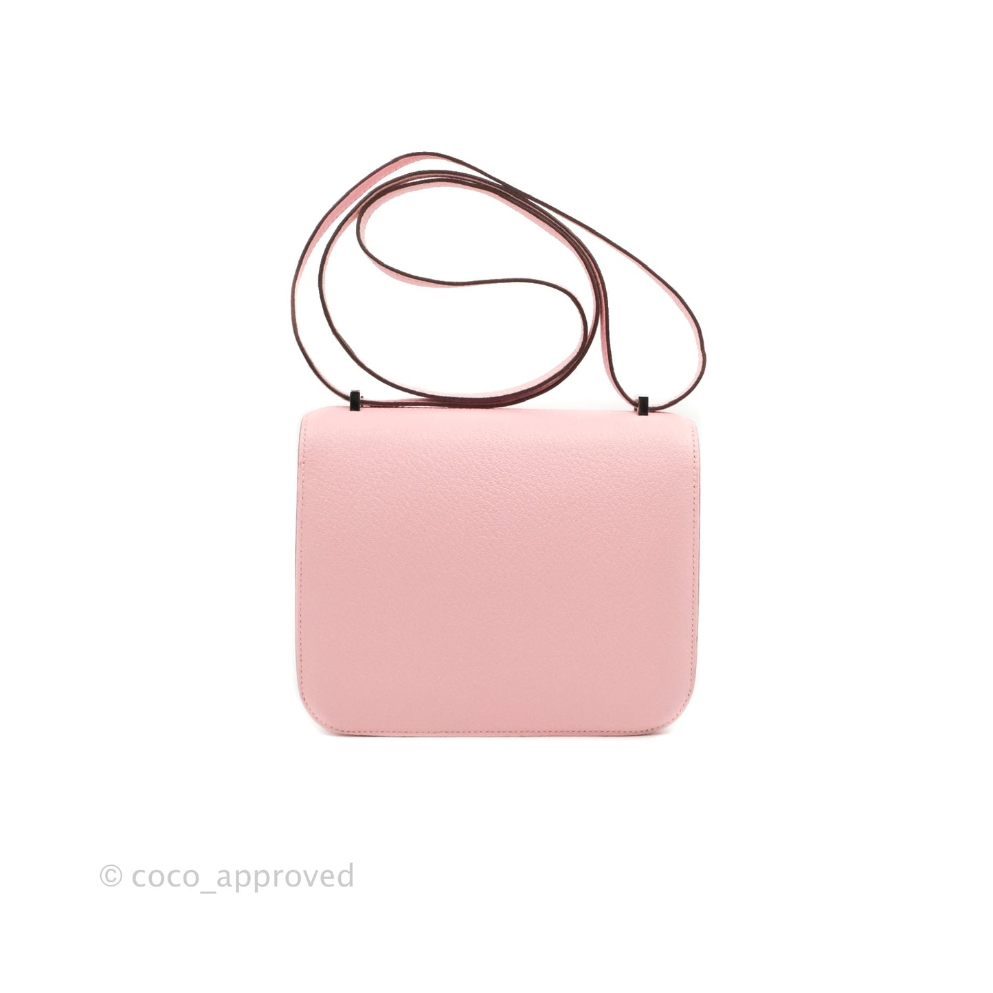 Hermès Constance III Mini 18cm Sakura Chevre Mysore Palladium Hardware