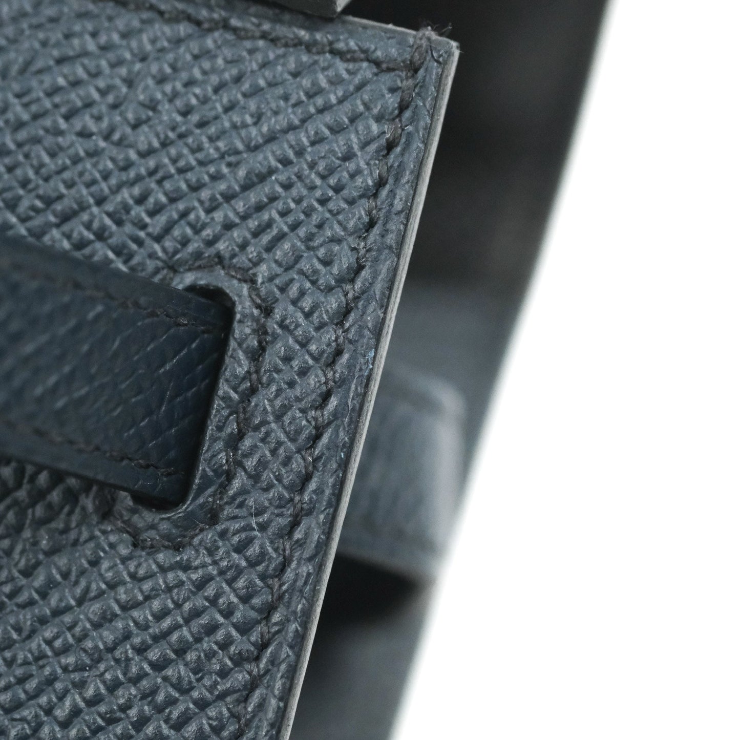 Hermès Epsom Kelly To Go Wallet Midnight Blue Palladium Hardware