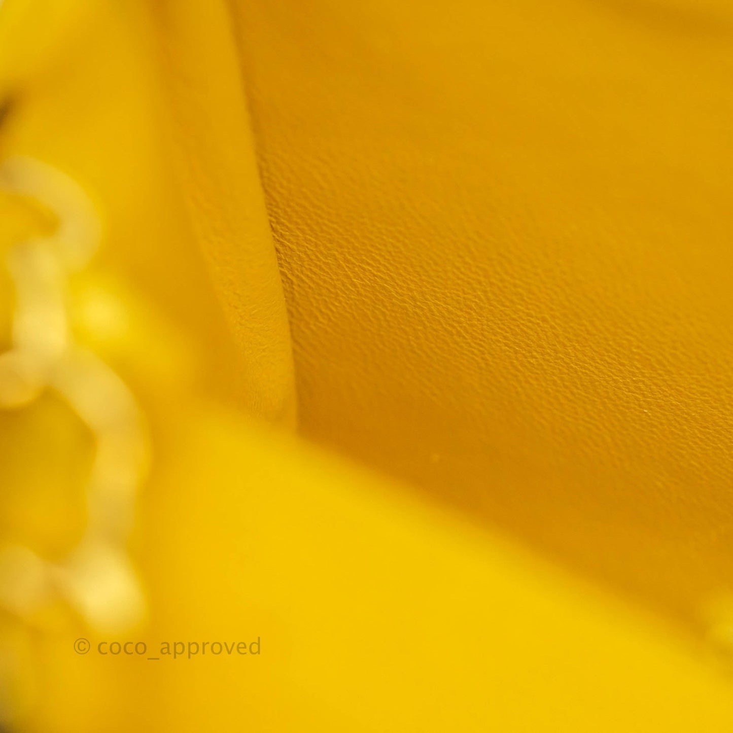 Chanel Vintage Small Classic Diana Flap Bag Yellow Linen Fabric 24K Gold Hardware