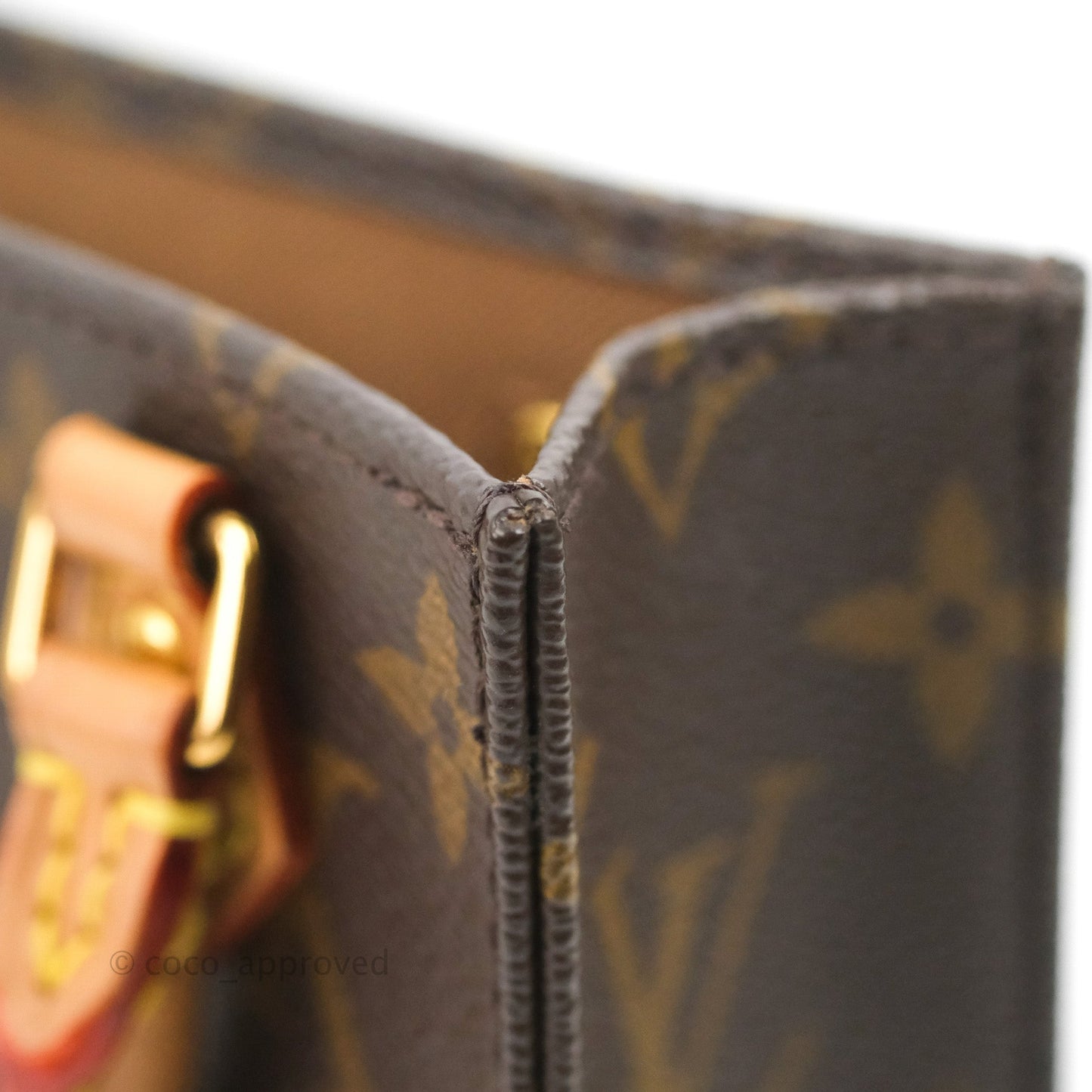 Louis Vuitton Petit Sac Plat Bag Monogram Canvas