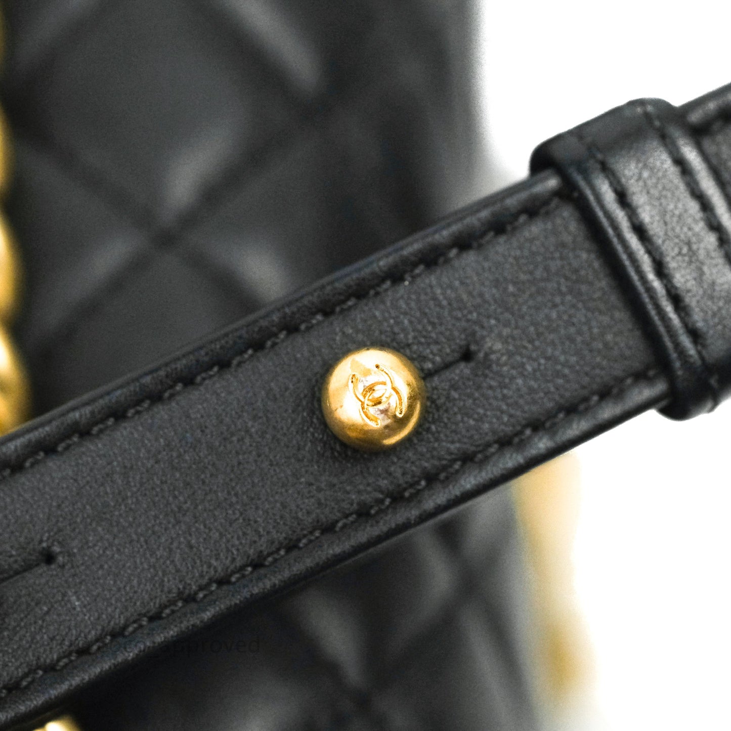 Chanel Quilted Medium Boy Black Lambskin Gold Hardware