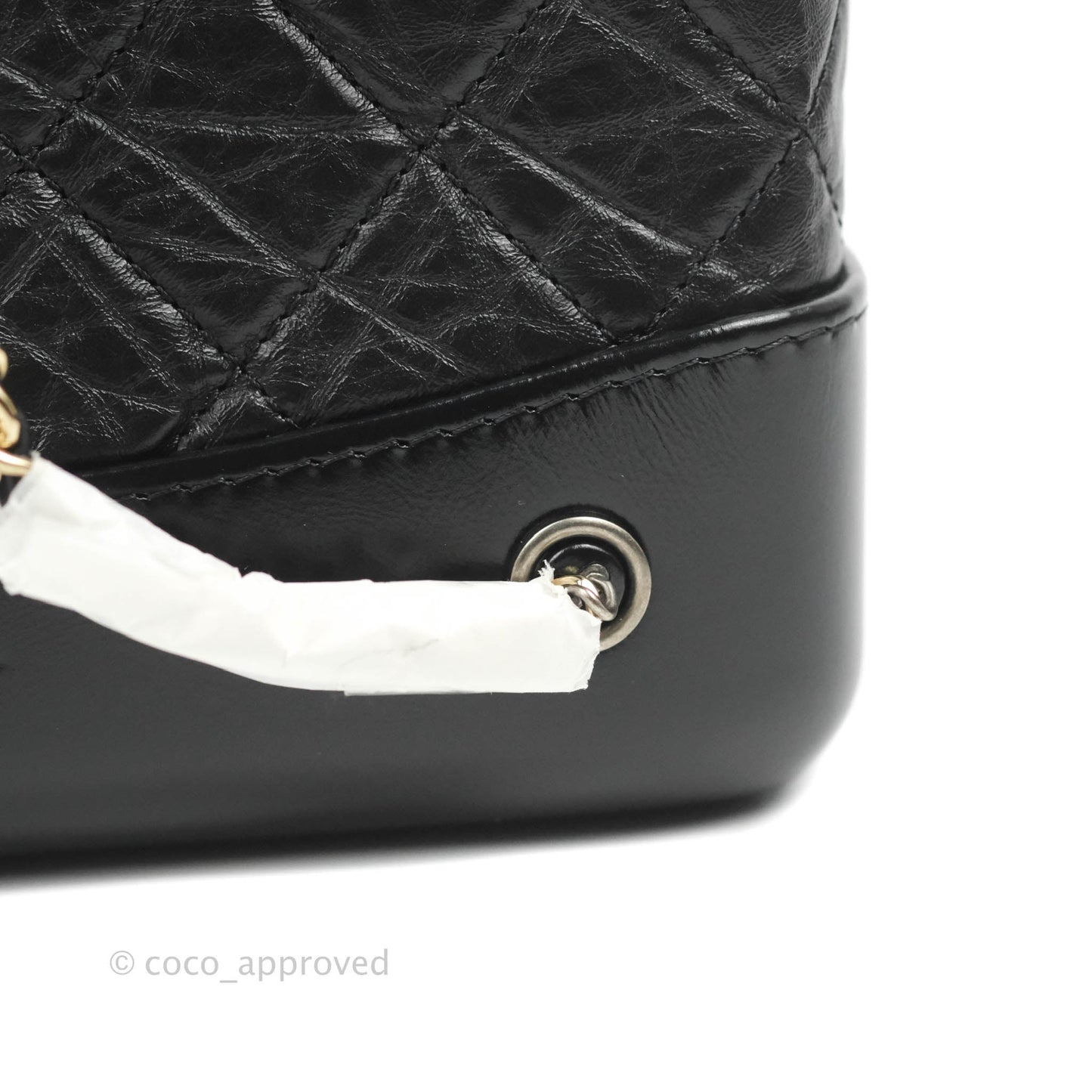 Chanel Small Gabrielle Backpack Black Aged Calfskin
