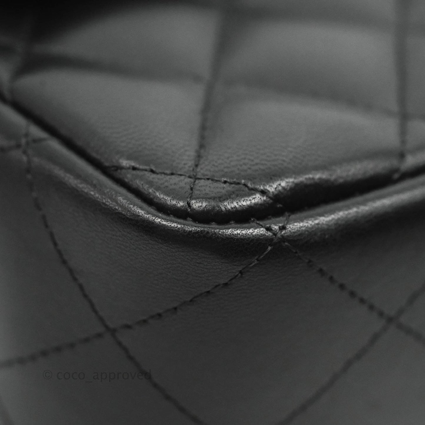 Chanel Jumbo Double Flap Black Lambskin Silver Hardware⁣⁣