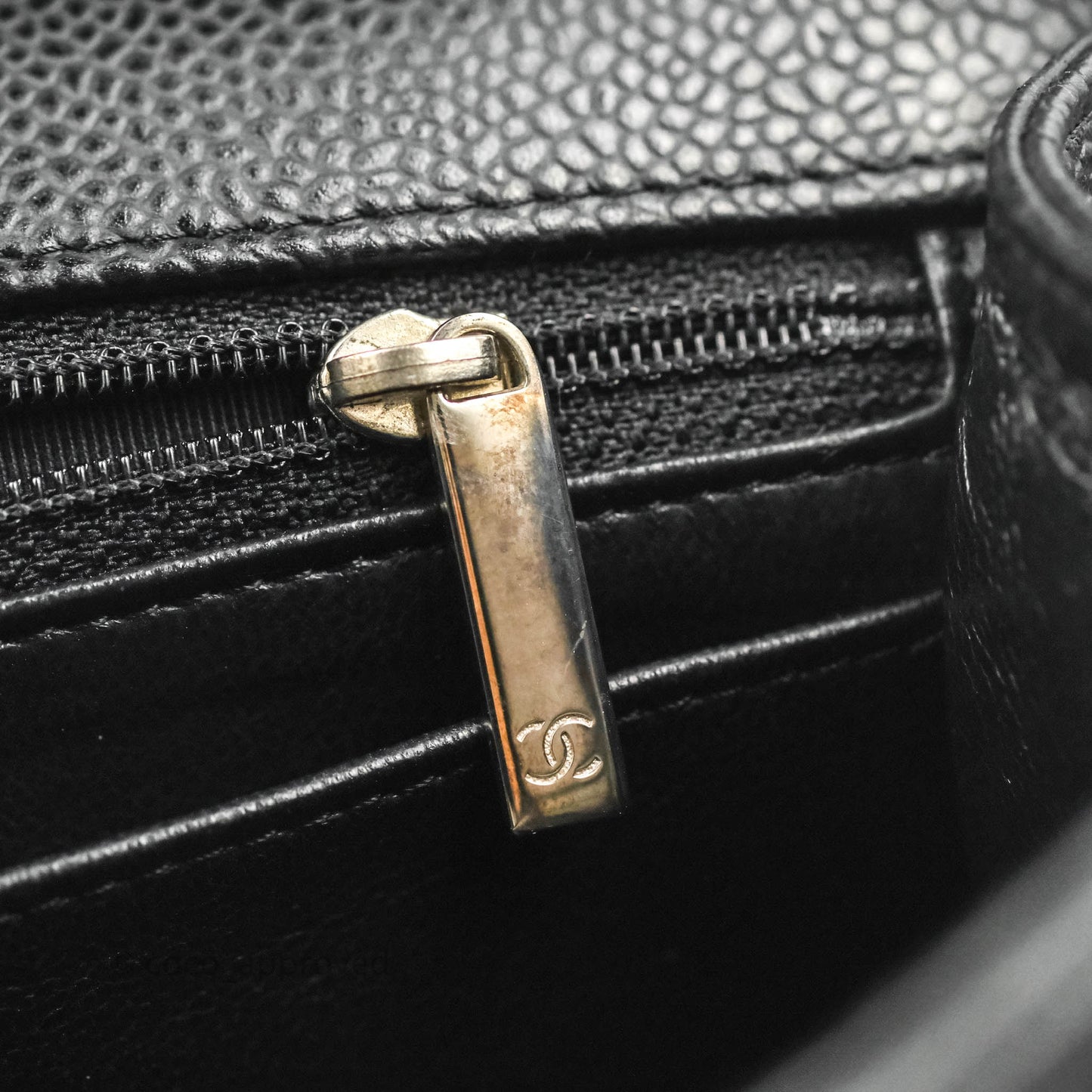 Chanel Jumbo Single Flap Black Caviar Silver Hardware