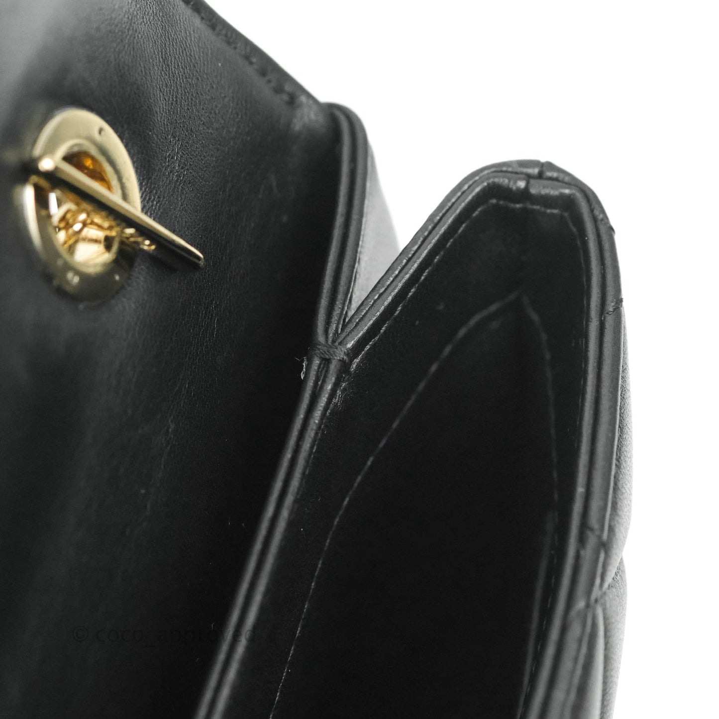 Chanel Trendy CC Flap Bag Black Lambskin Gold Hardware