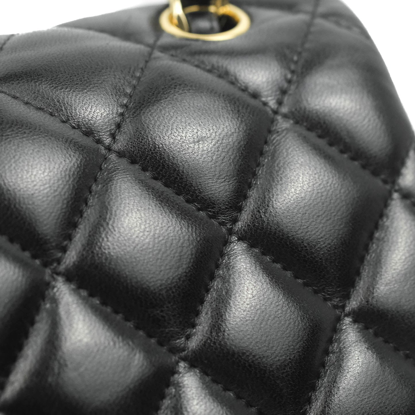 Chanel Jumbo Double Flap Black Lambskin Gold Hardware