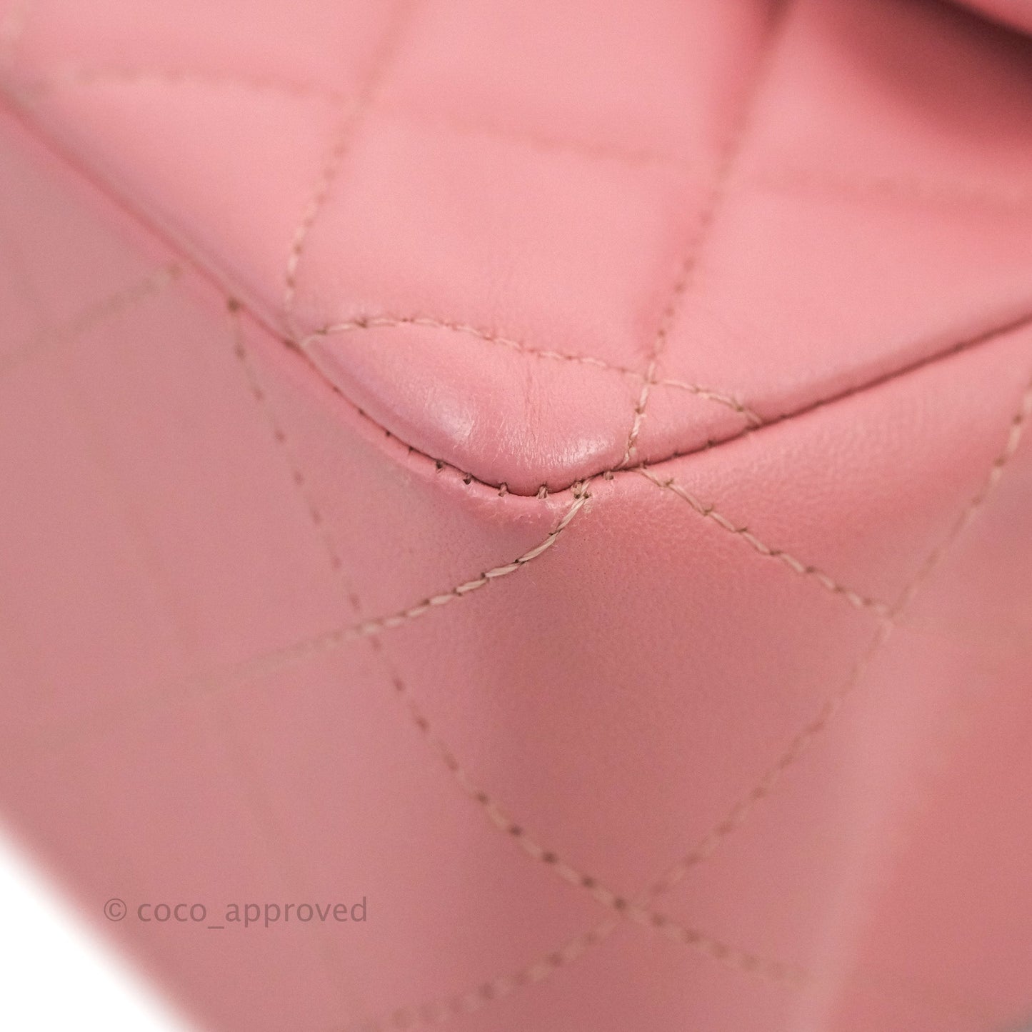 Chanel Quilted Mini Rectangular Flap Pink Lambskin Gold Hardware